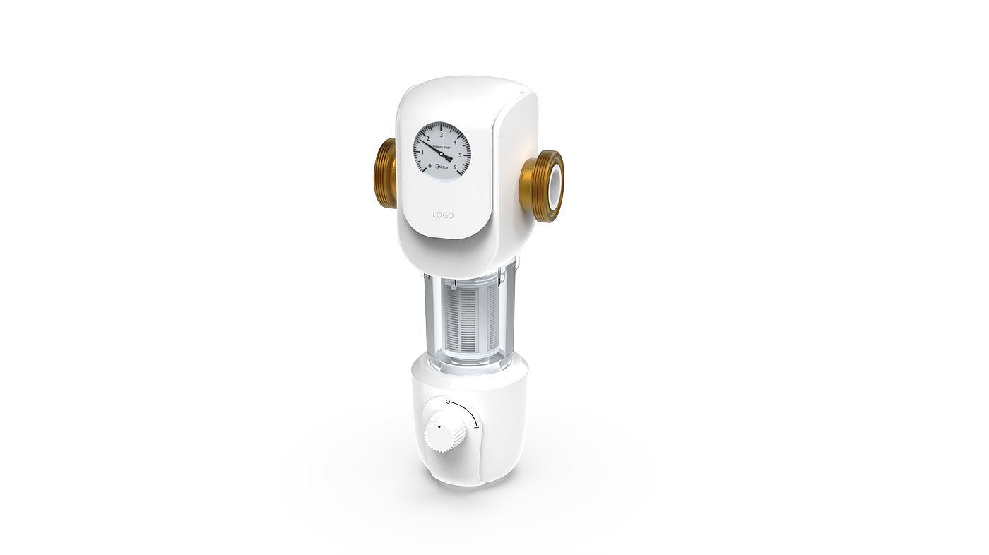 Tap water prefilter，Automatic backwash household water purifier，Whole House Central Water Filter All Copper，