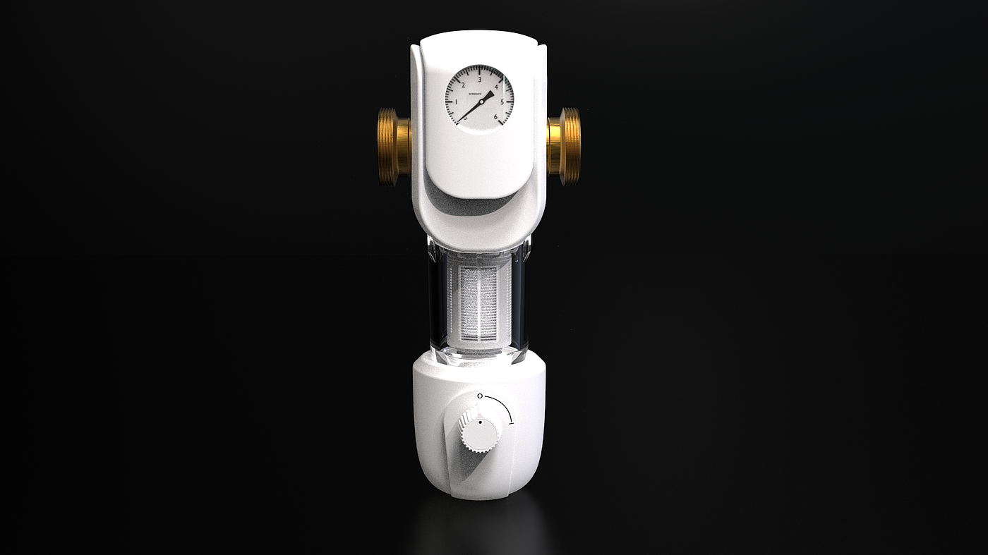 Tap water prefilter，Automatic backwash household water purifier，Whole House Central Water Filter All Copper，