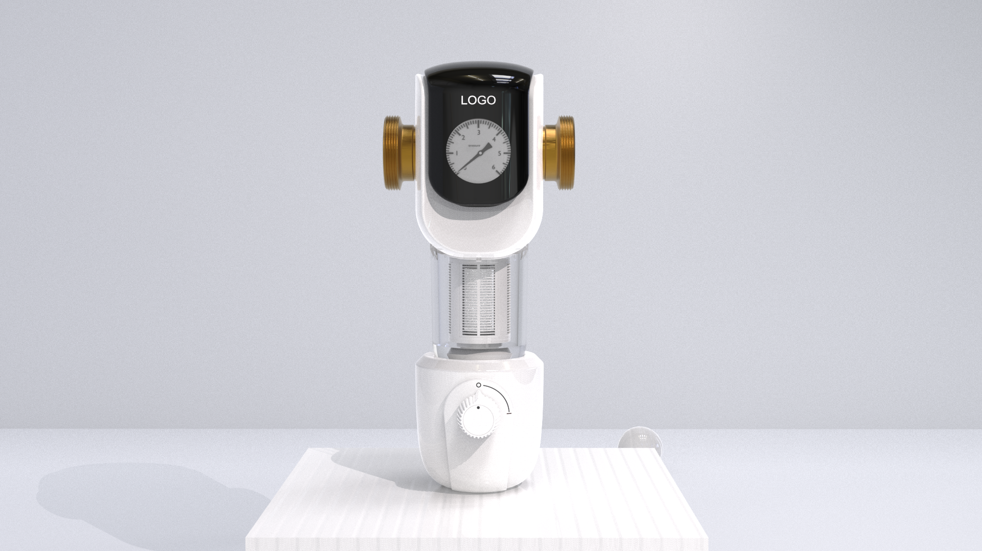 Tap water prefilter，Automatic backwash household water purifier，Whole House Central Water Filter All Copper，