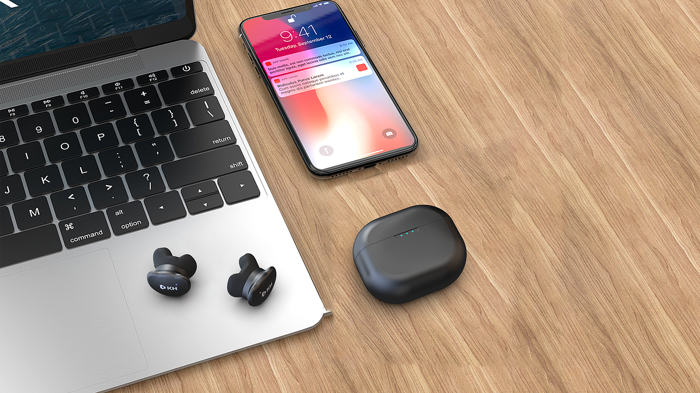 headset，Bluetooth headset，In ear headphones，Appearance design，