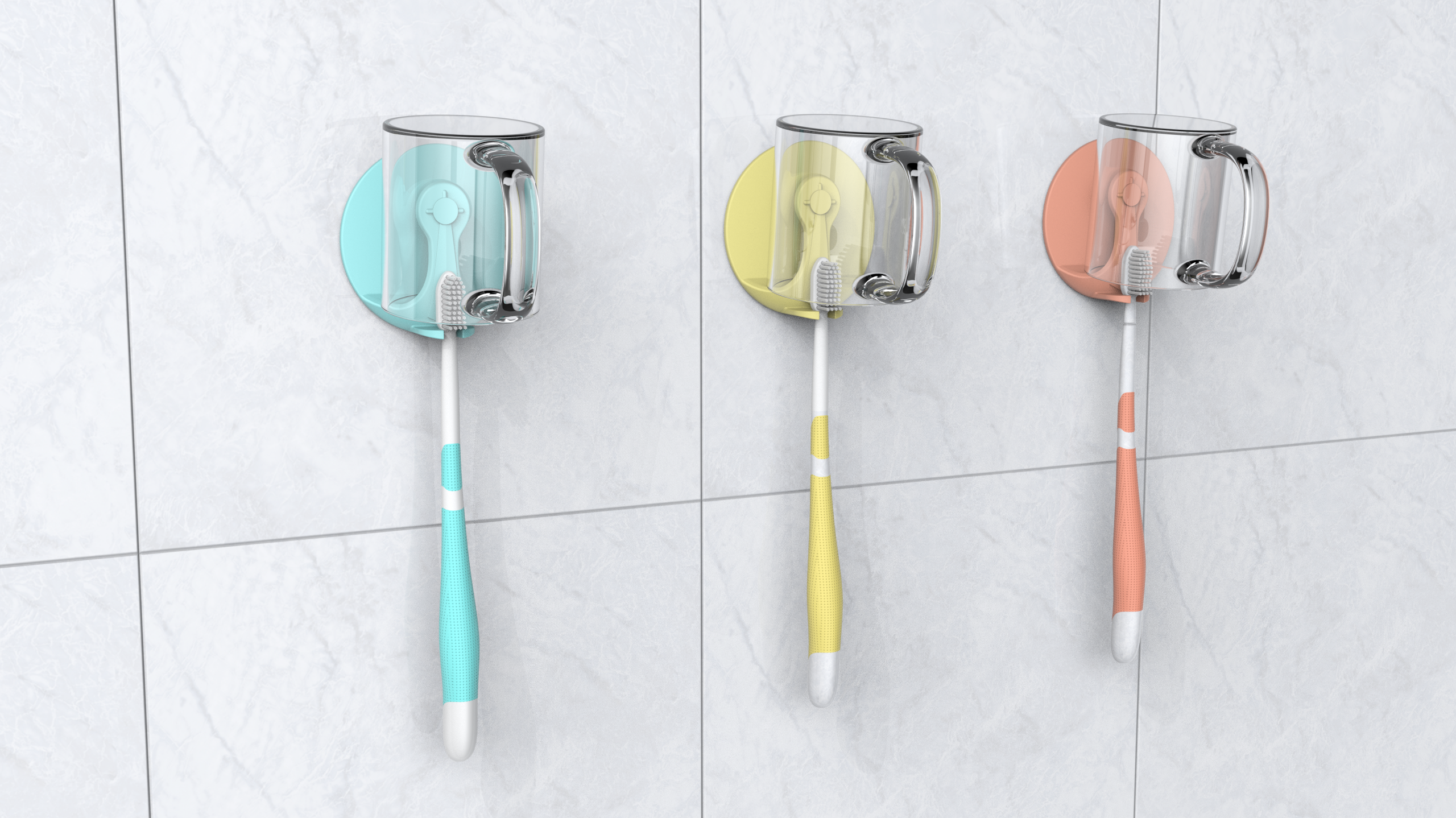 Toothbrush holder，Cup holder，a hook，Paste hook，Appearance design，toothbrush，glass，Home Furnishing，