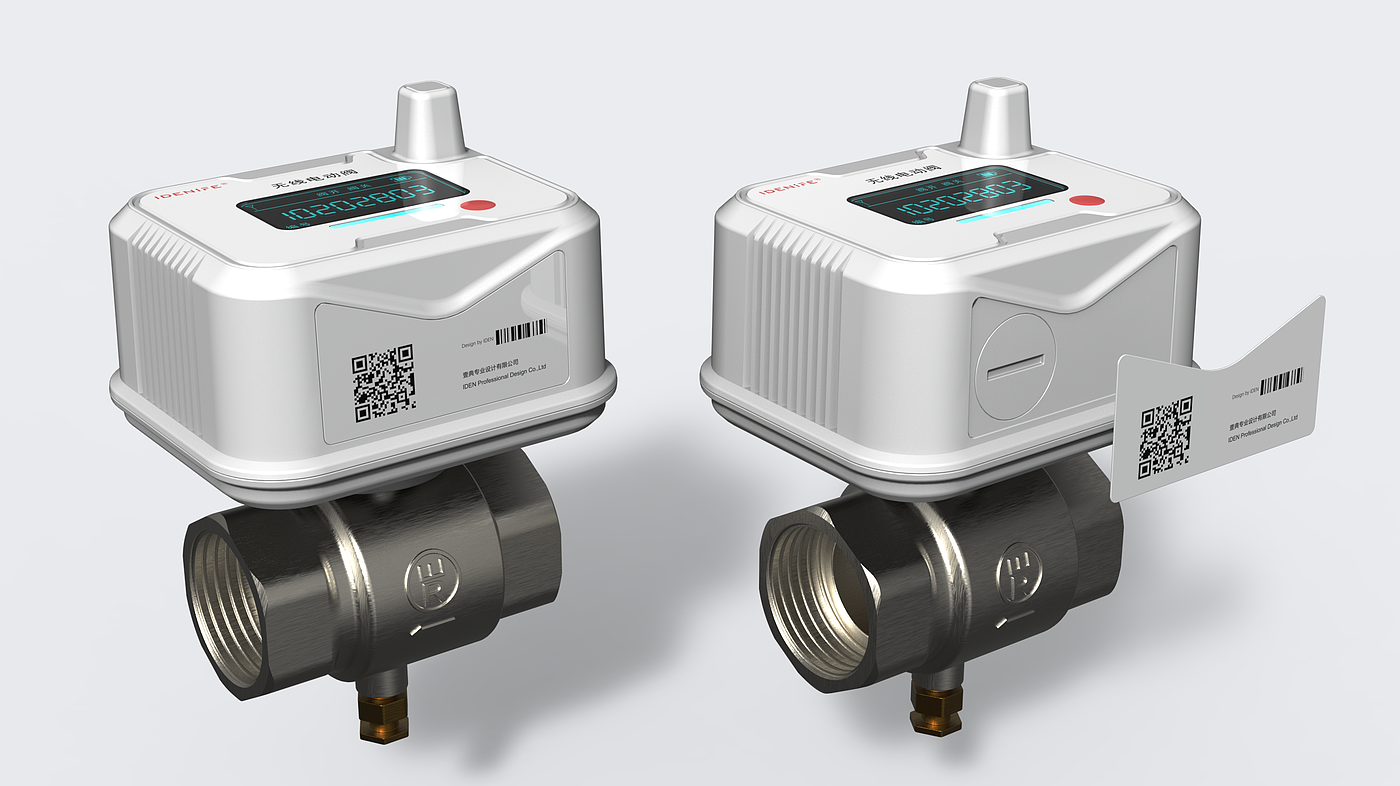 Wireless water valve，Intelligent valve，Water meter，Water pipe，Metal，