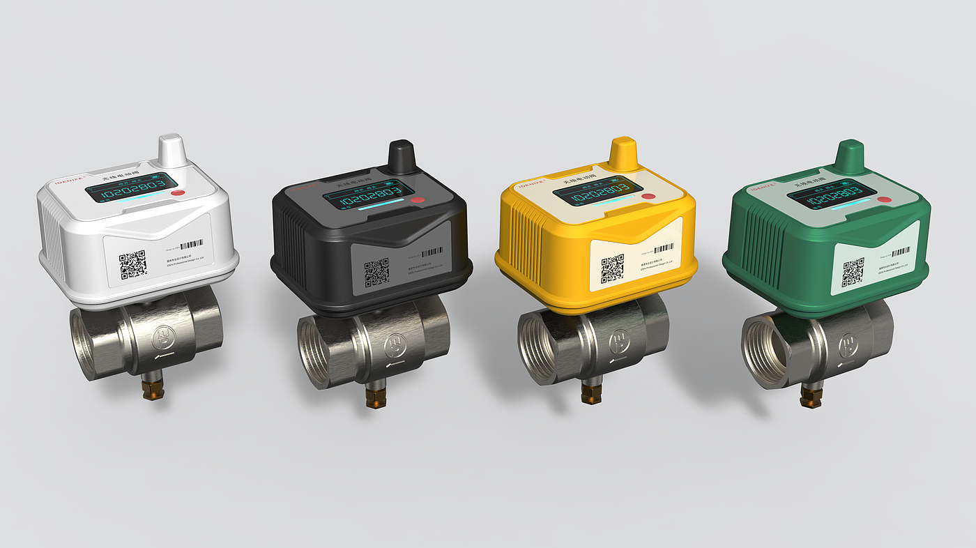 Wireless water valve，Intelligent valve，Water meter，Water pipe，Metal，