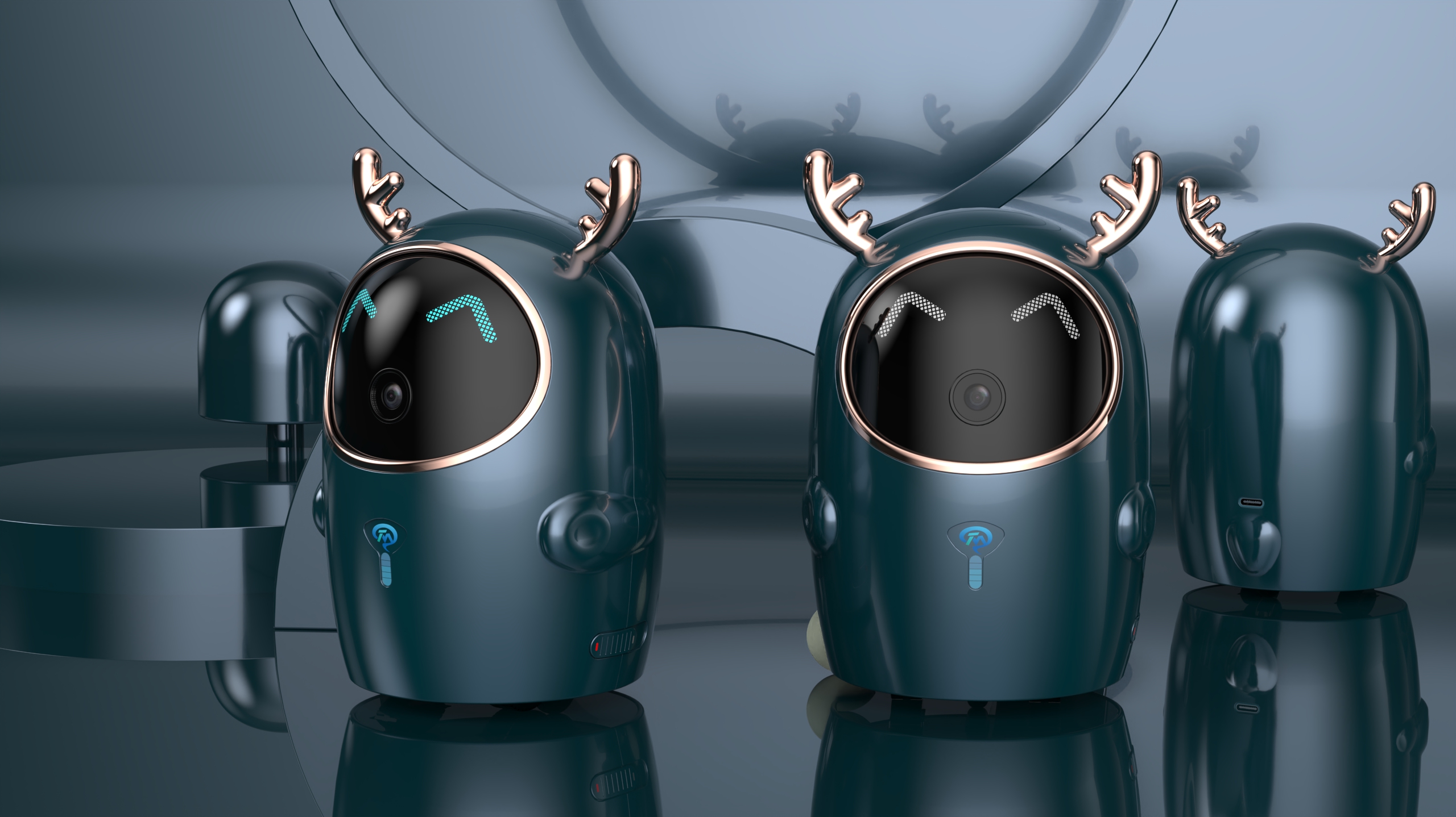 Intelligent companion robot，Intelligent device，monitor，Home Furnishing，videotape，