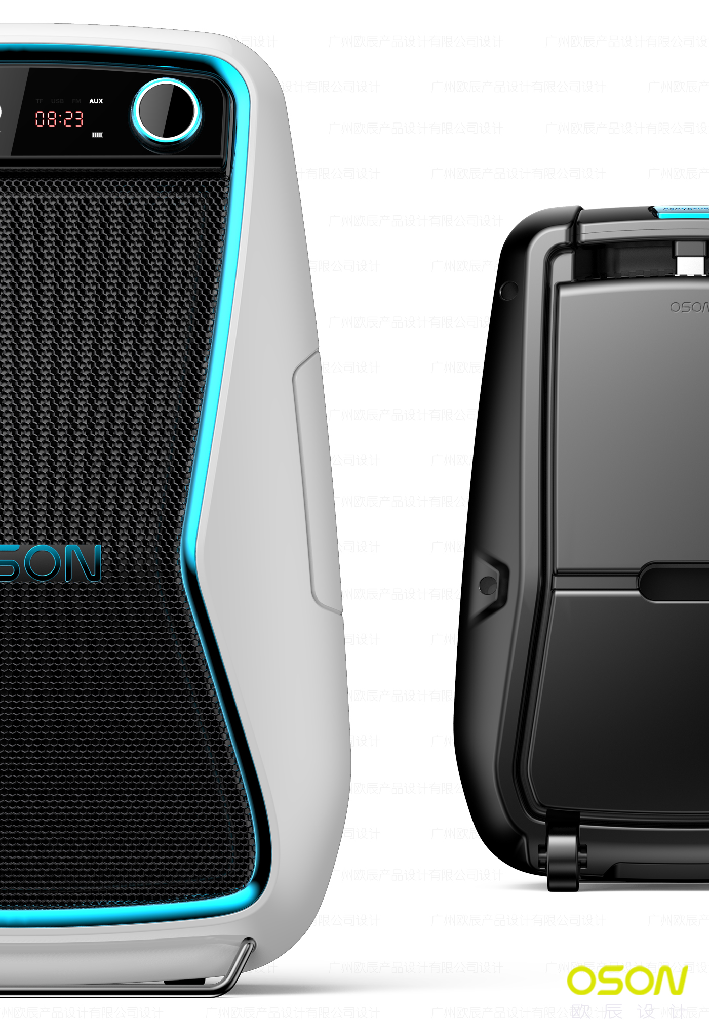 Outdoor speaker，Square dance aunt，Square dance speaker，trolley box speaker，sound，Bluetooth audio，Ou Chen design，Karaoke sound，