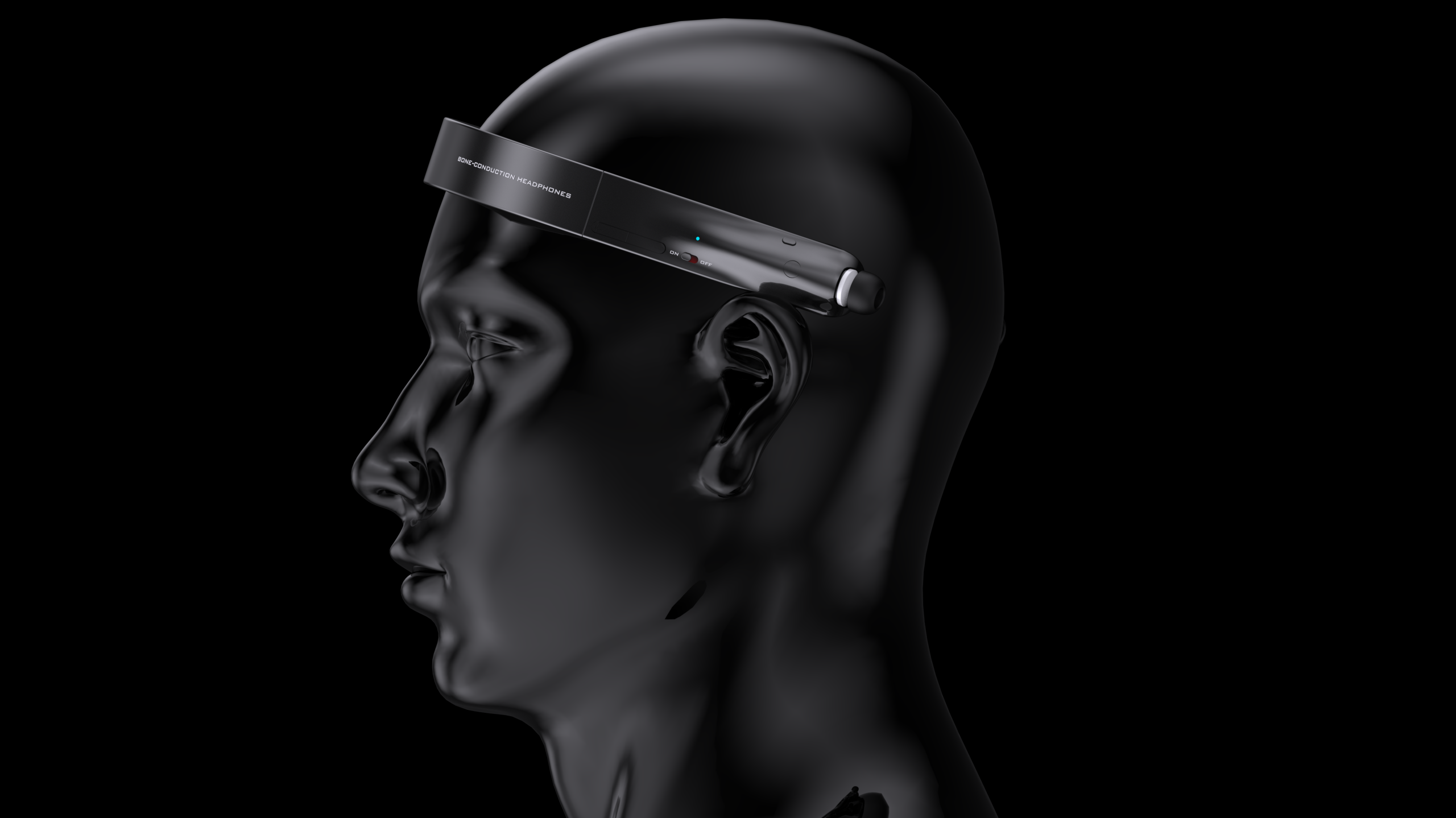 Smart Bluetooth Headset，Bone conduction earphone，Electronic equipment，Digital intelligence，