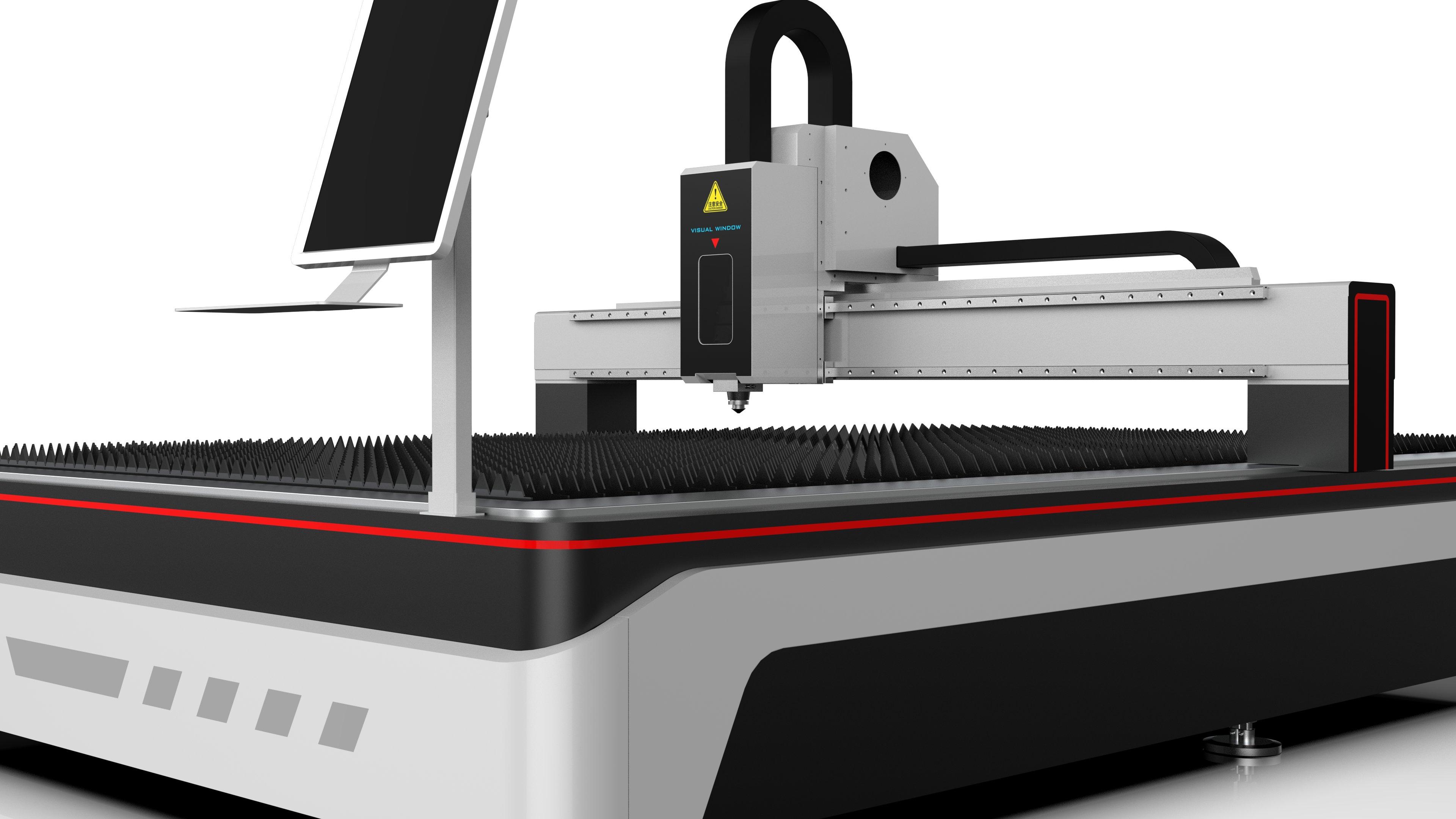 Laser cutting machine，High precision cutting equipment，Sheet metal equipment，Metal shell，