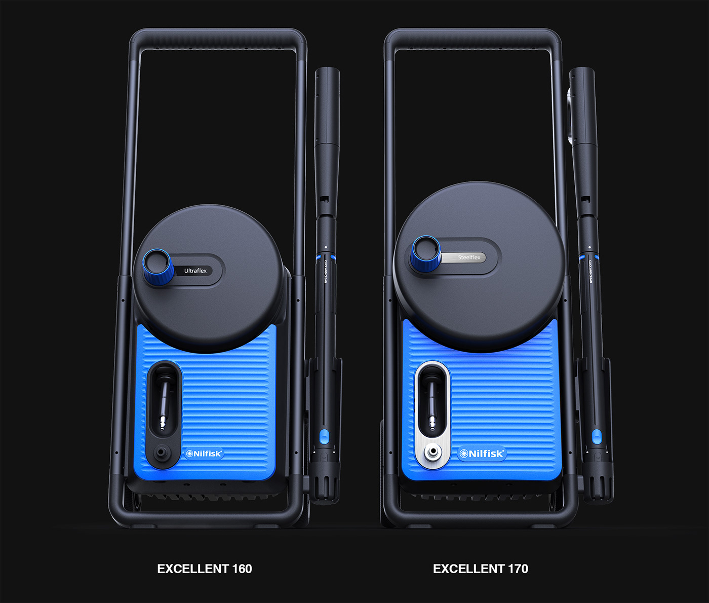 High pressure cleaning machine，EXCELLENT，product design，innovate，Cleaning machine，NILFISK EXCELLENT，