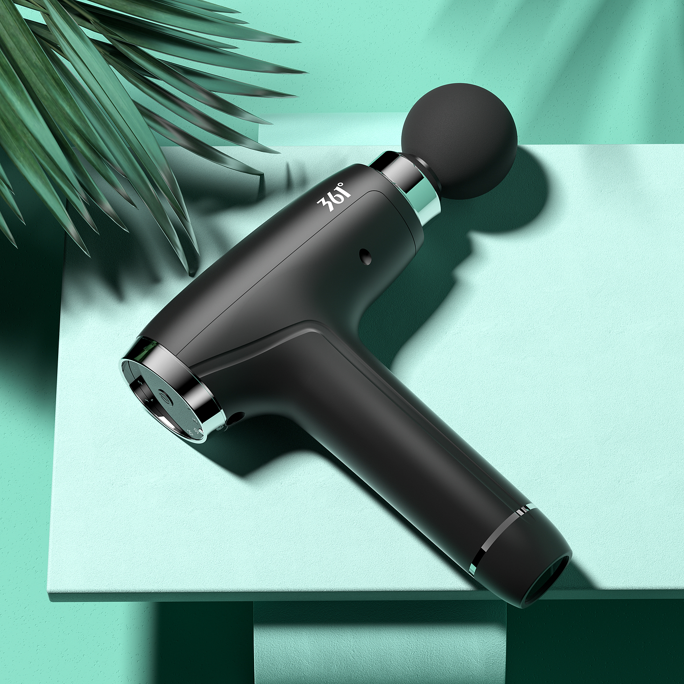c4d，oc，3D modeling，3D modeling，Product modeling，Product rendering，Fascia gun，online retailers，