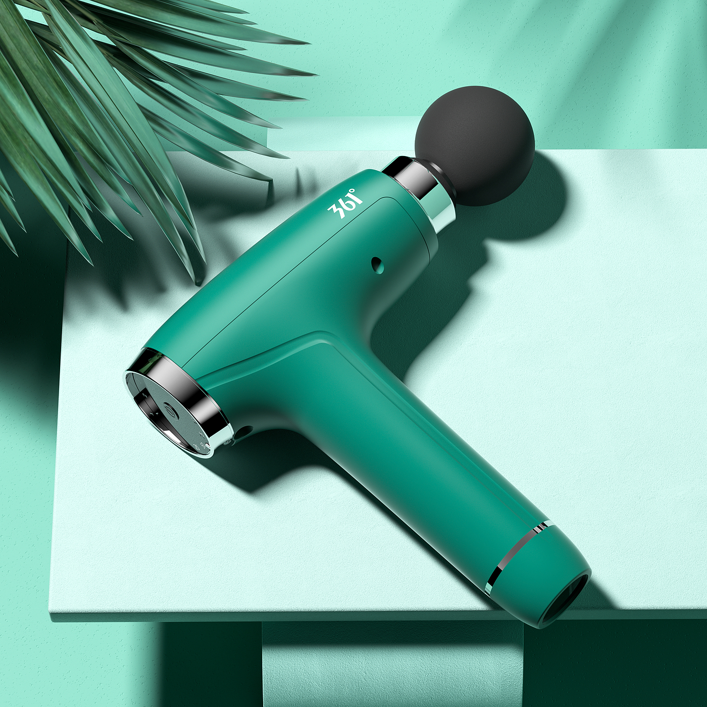 c4d，oc，3D modeling，3D modeling，Product modeling，Product rendering，Fascia gun，online retailers，