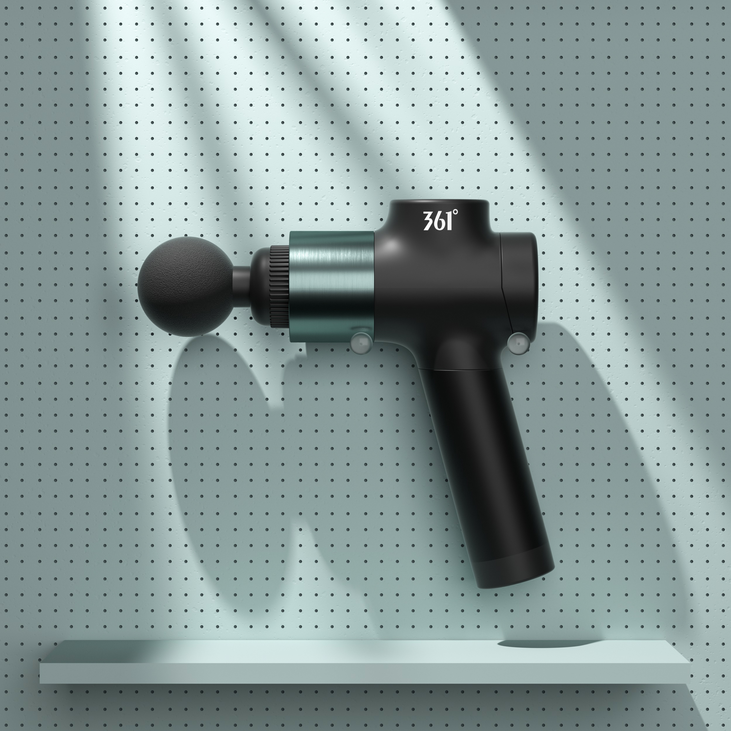 c4d，oc，3D modeling，3D modeling，Product modeling，Product rendering，Fascia gun，online retailers，