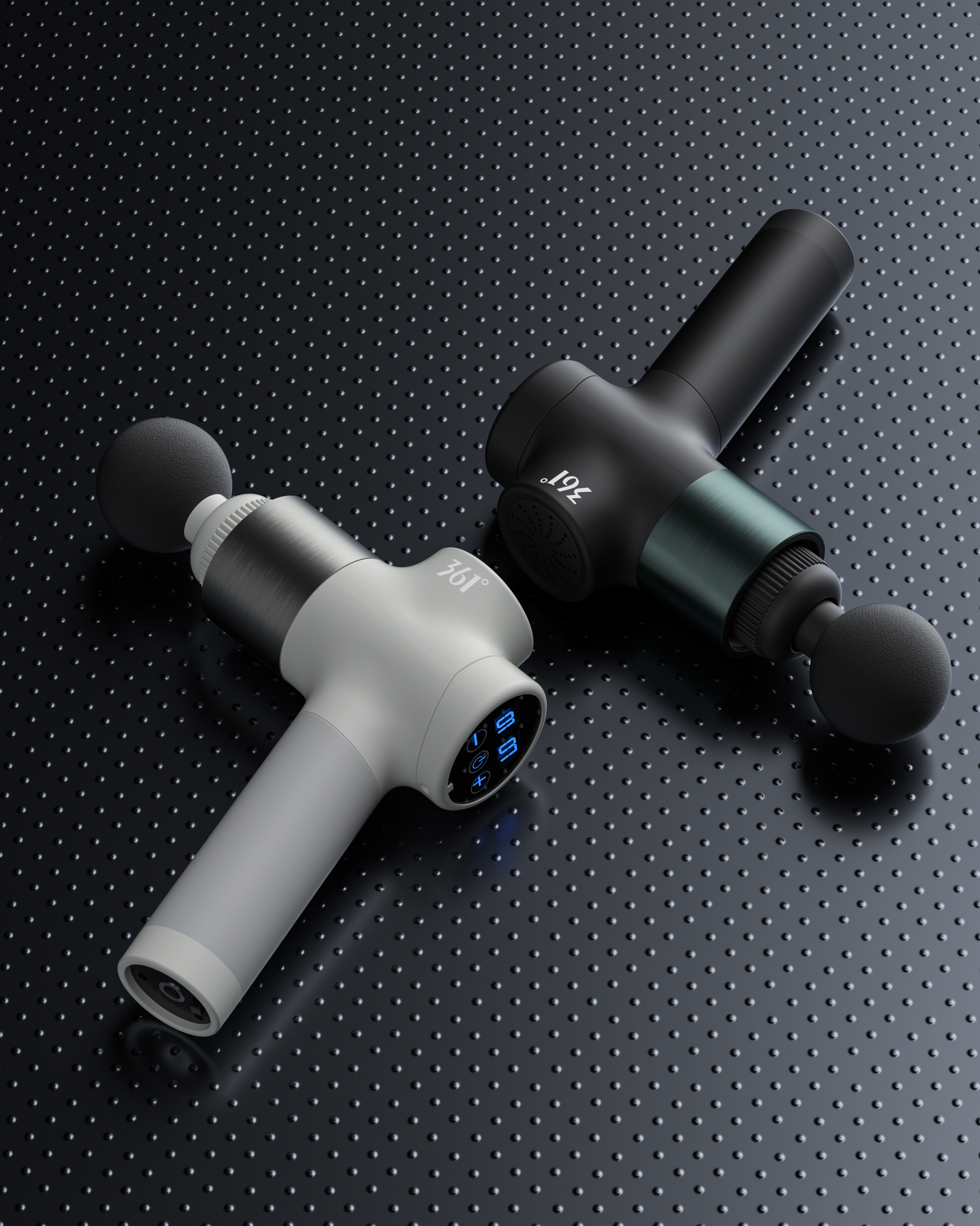 c4d，oc，3D modeling，3D modeling，Product modeling，Product rendering，Fascia gun，online retailers，