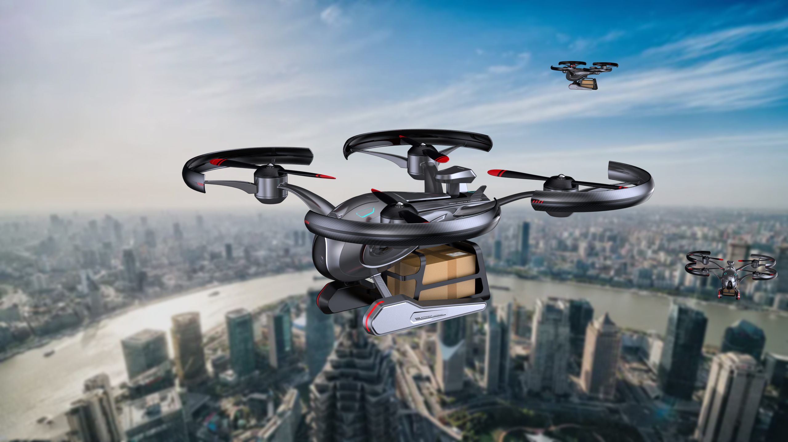UAV，Transportation system，Logistics distribution，multi-function，Intelligent UAV，