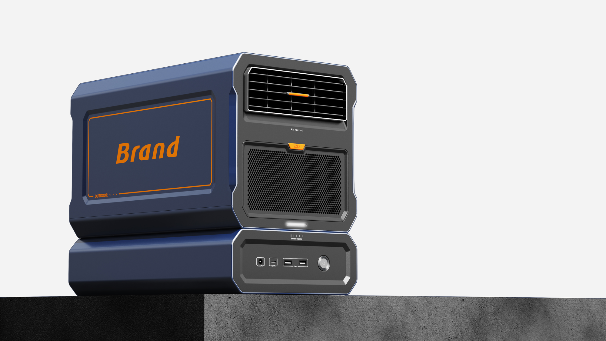 Outdoor air conditioning，Appearance design，Product structure design，small home appliances，