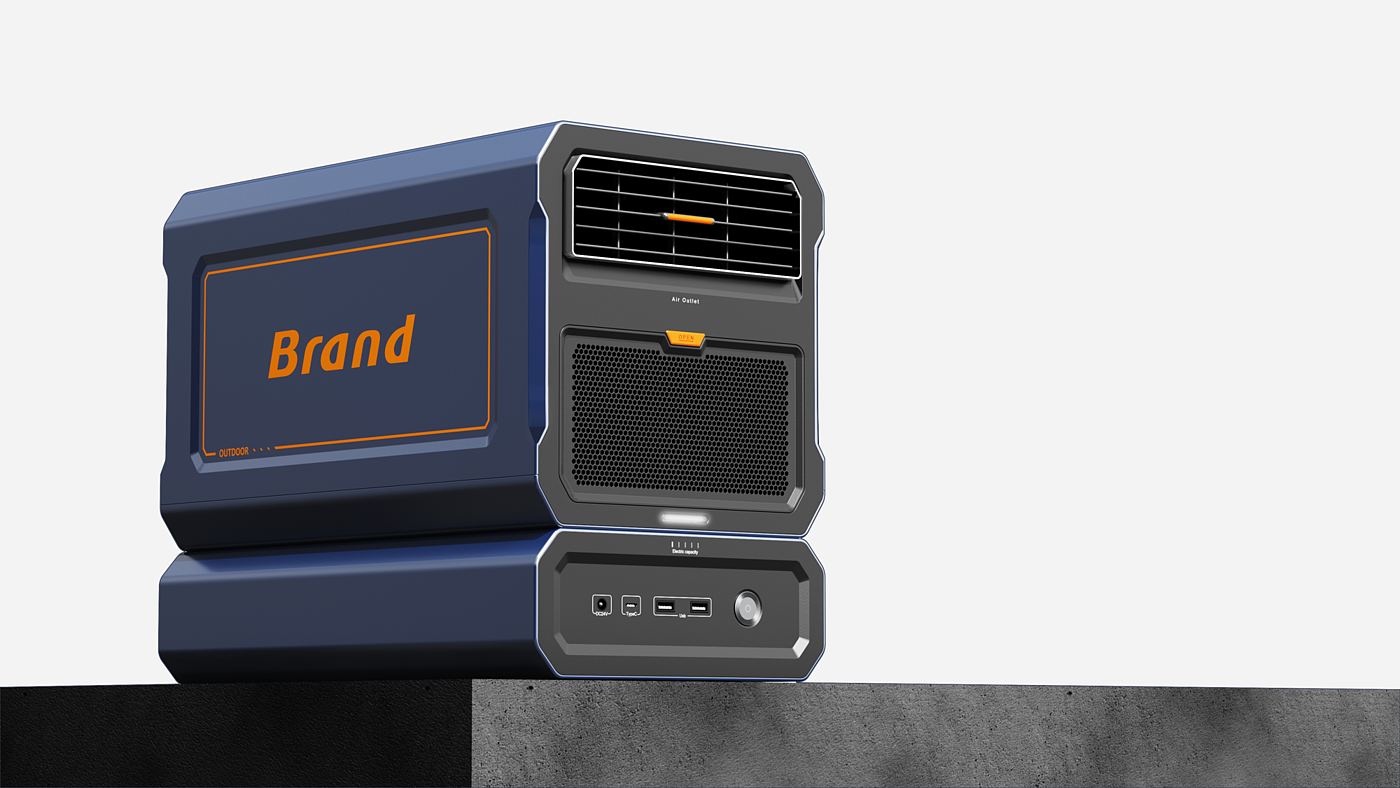 Outdoor air conditioning，Appearance design，Product structure design，small home appliances，