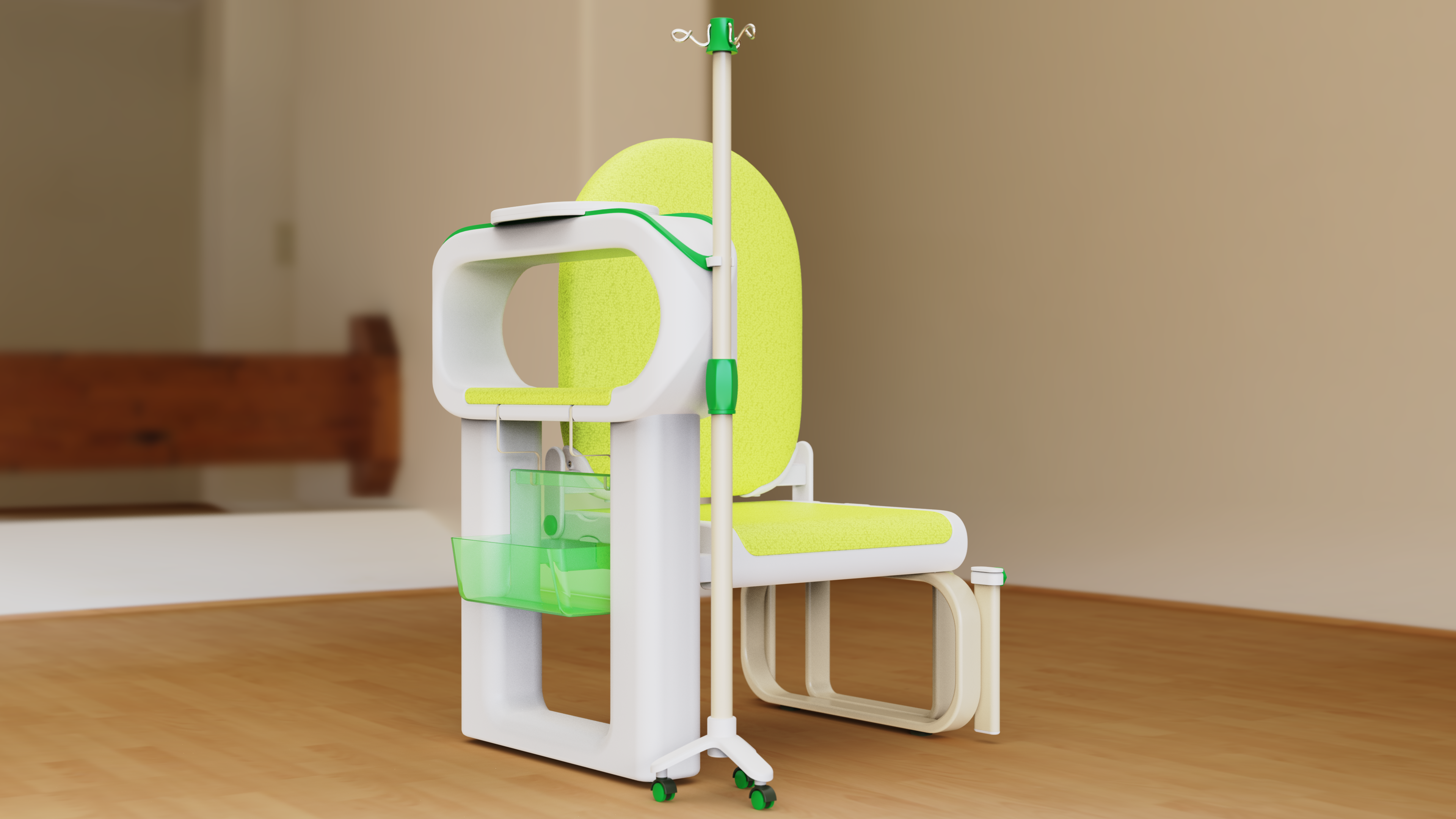 medical care，furniture，children，infusion，