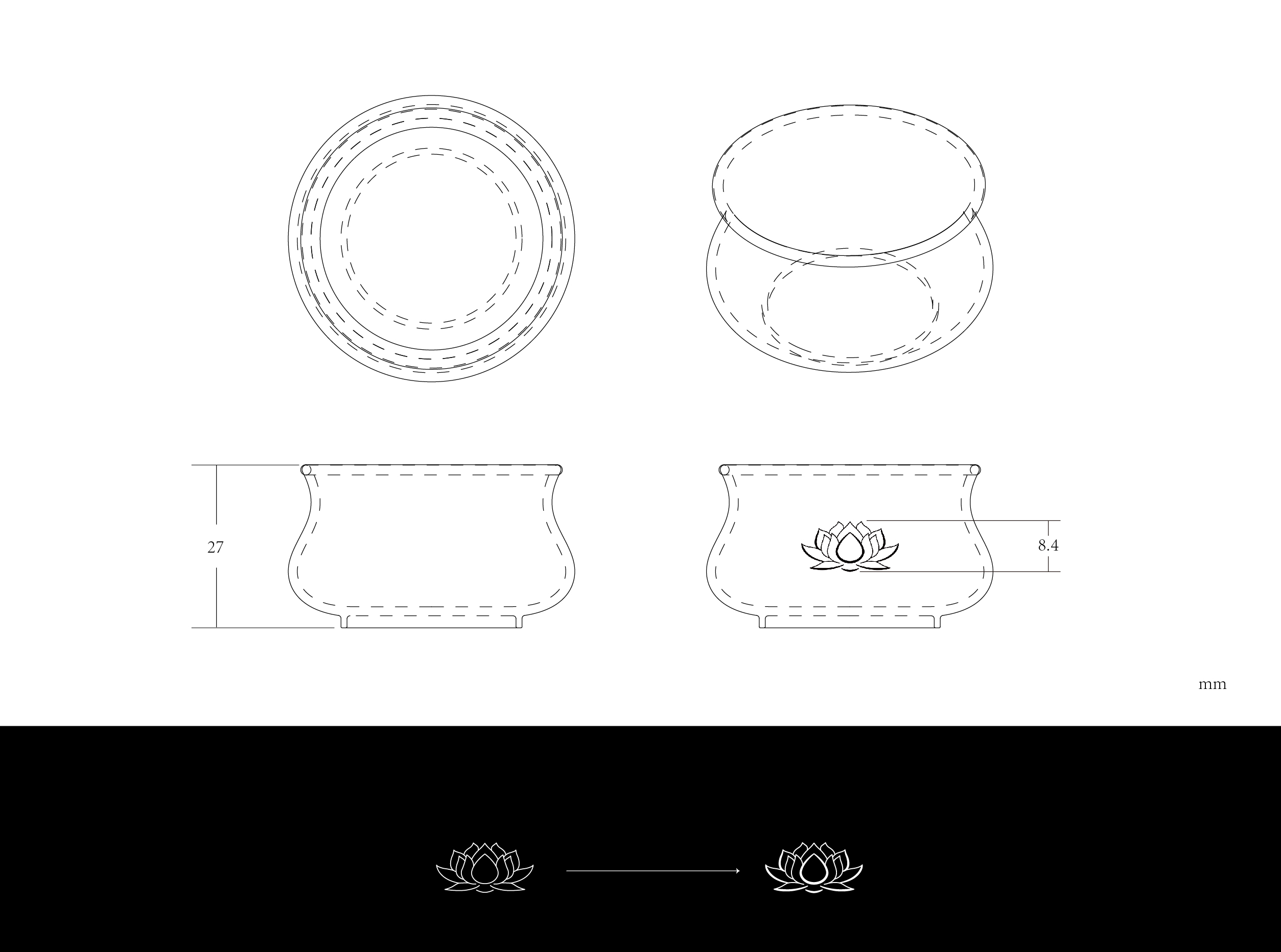 Incense burner，handicraft，Black copper goes silver，Holding censer in hand，Arts and Crafts，Cultural and creative design，