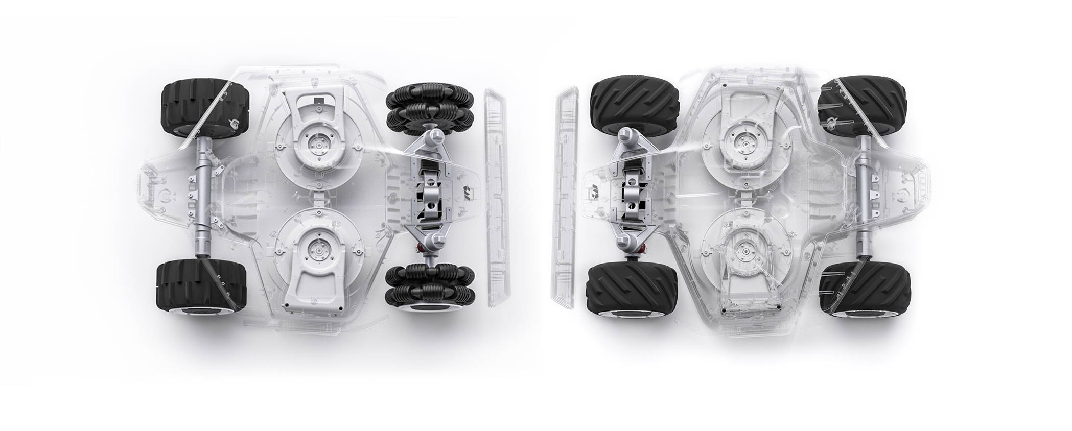 Mowing robot，4WD，Songling，