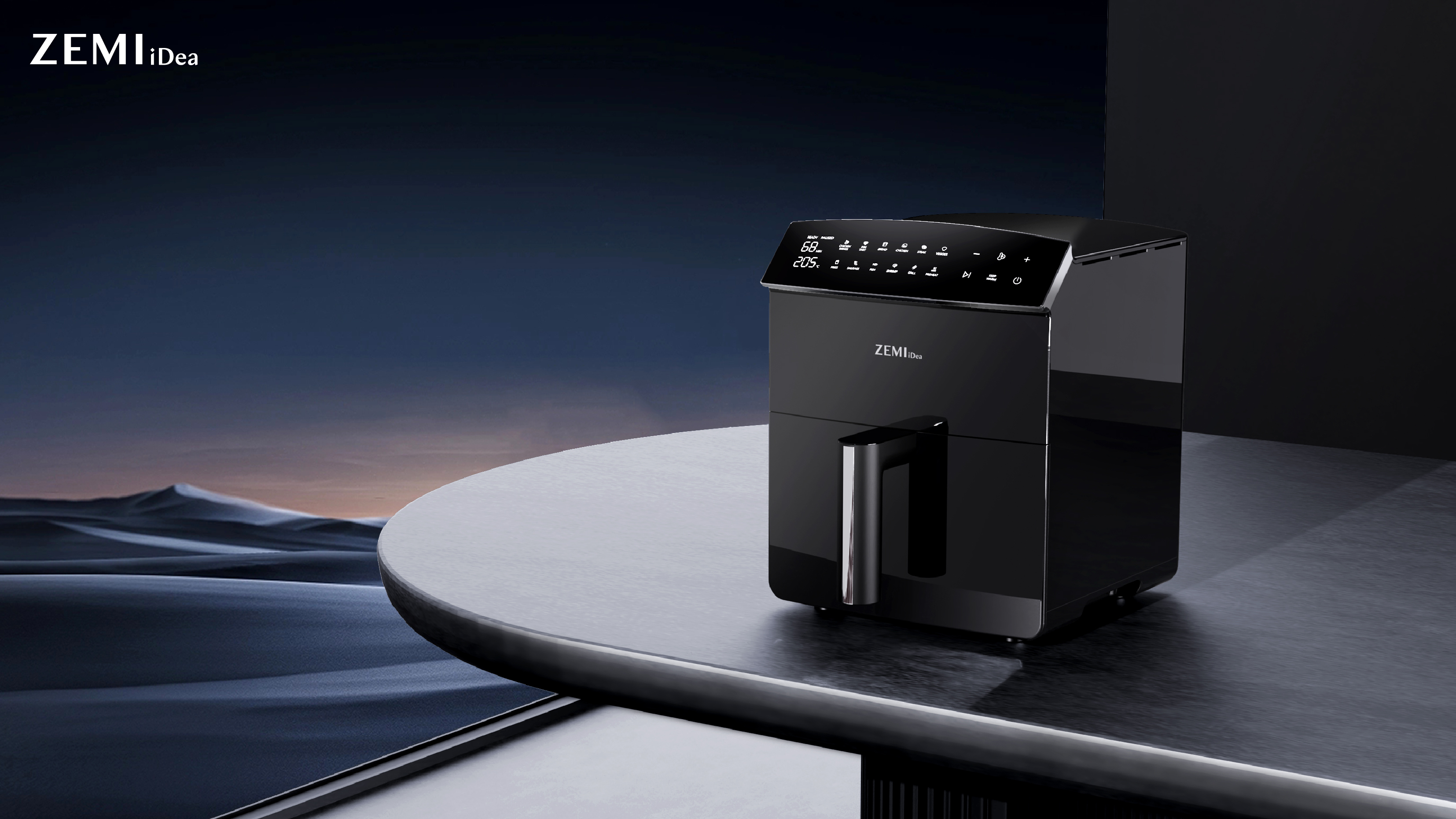 Home appliance design，Minimalist design ，Air fryer，