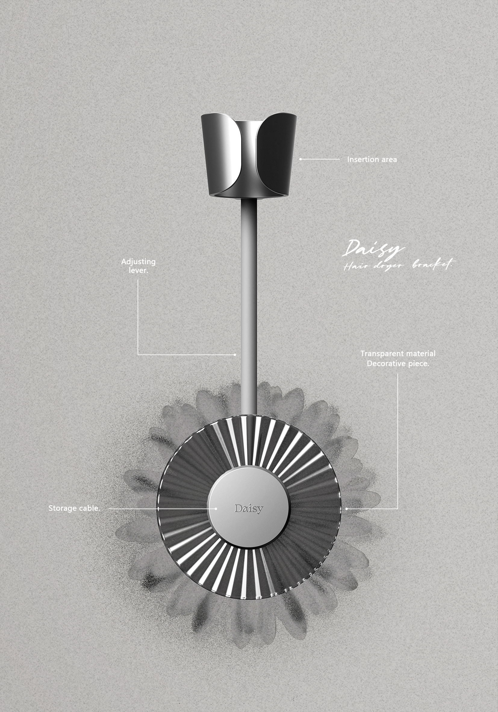 Bracket，Receive，Storage rack，hair drier，Blower support，natural，romantic，product design，