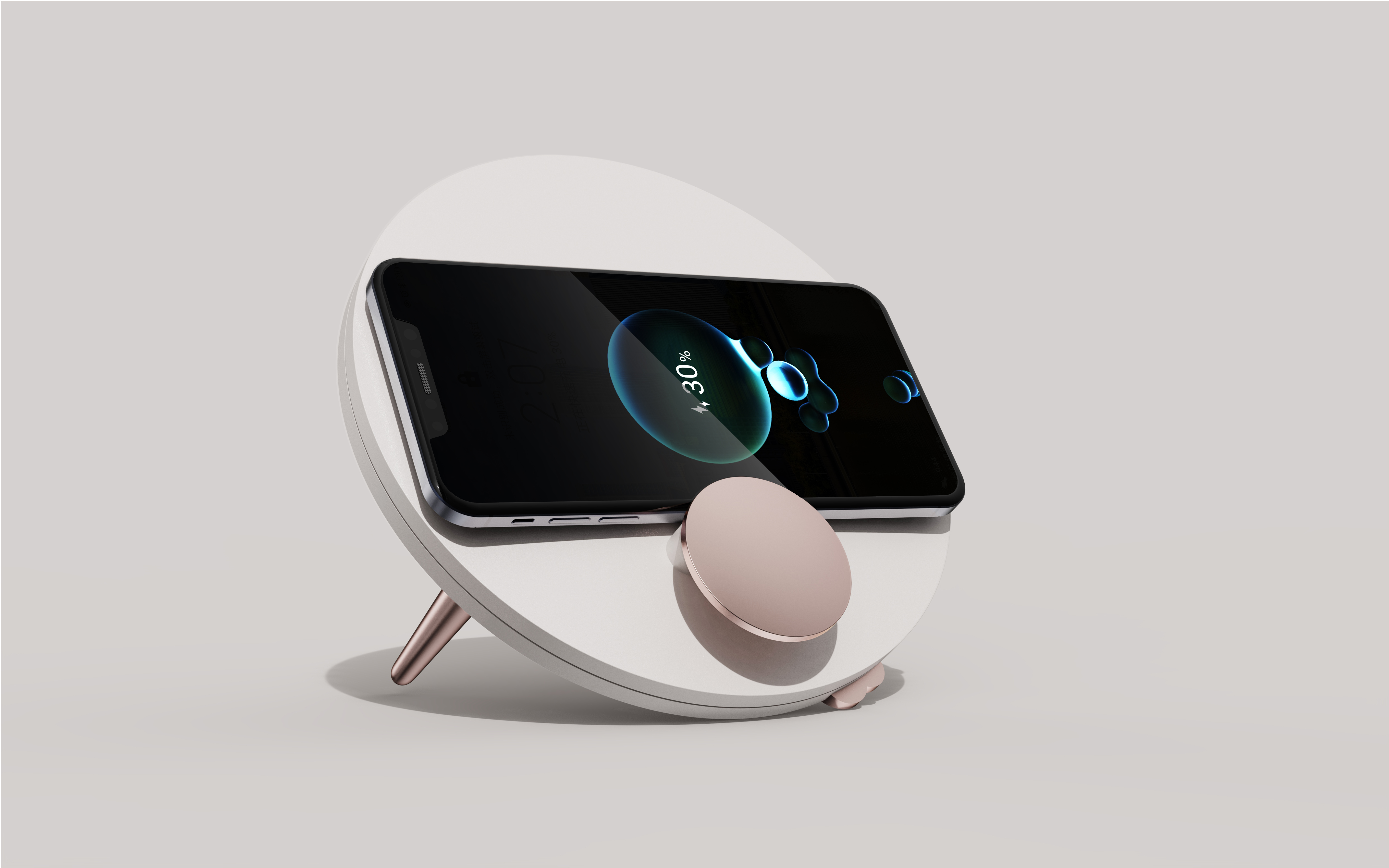 moon，traditional festival，Atmosphere lamp，Mobile phone bracket，Wireless charging，traditional culture，