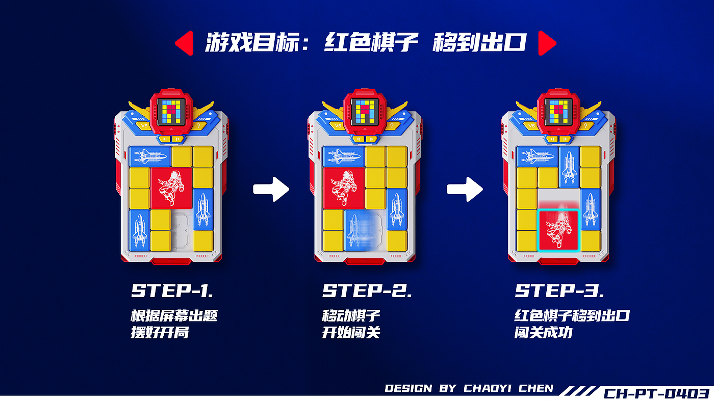 工业设计，玩具设计，华容道，机甲，潮玩玩具，