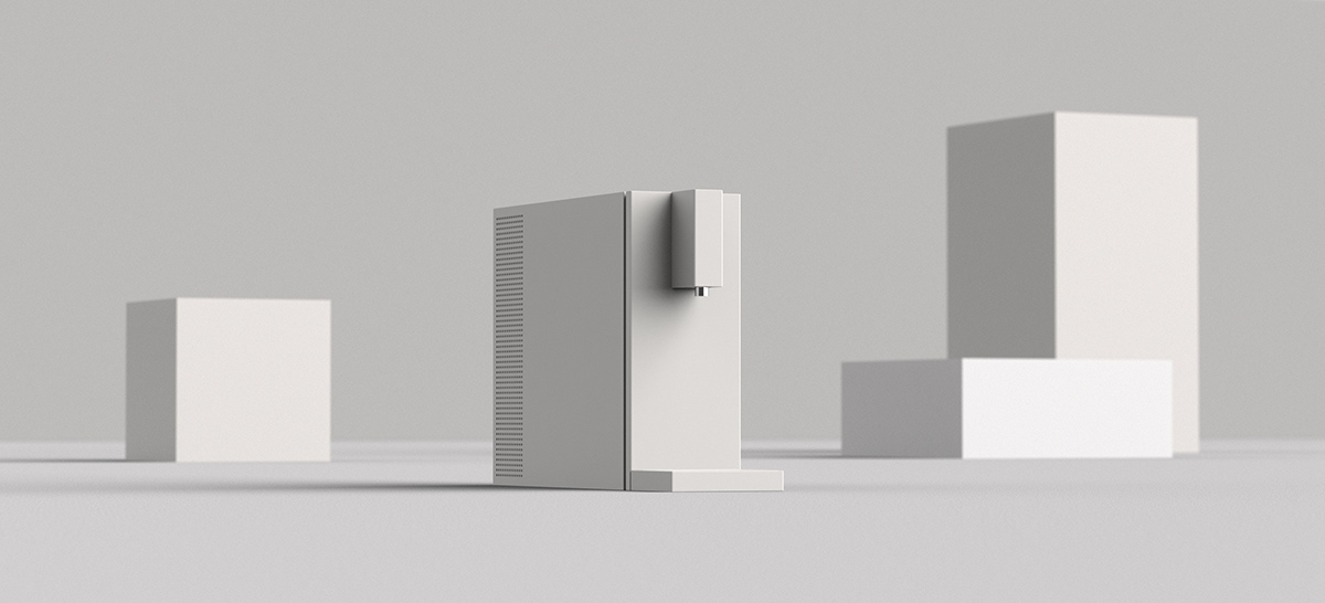 Water purifier，small home appliances，Water purifier，product design，