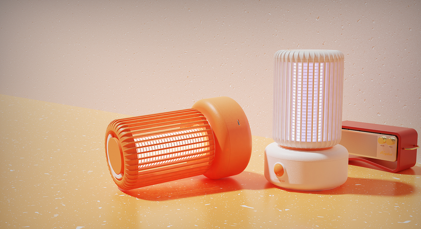 product design，Appearance design，industrial design，small home appliances，lovely，Render，