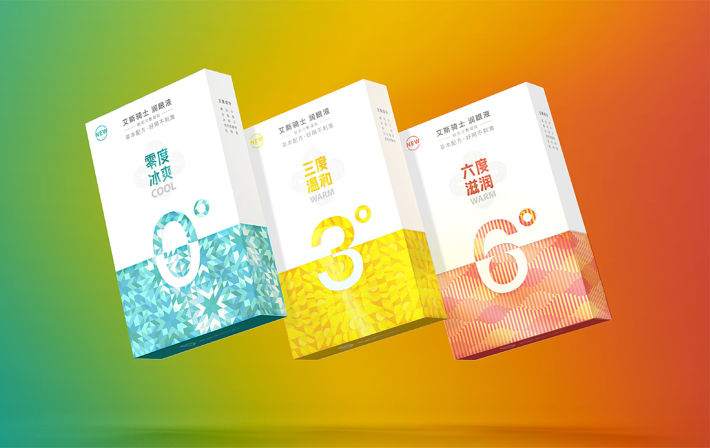Eye protection packaging，Atomizing eye moistening instrument，eye lotion，Technology eye protection packaging，packing design，Series packaging，