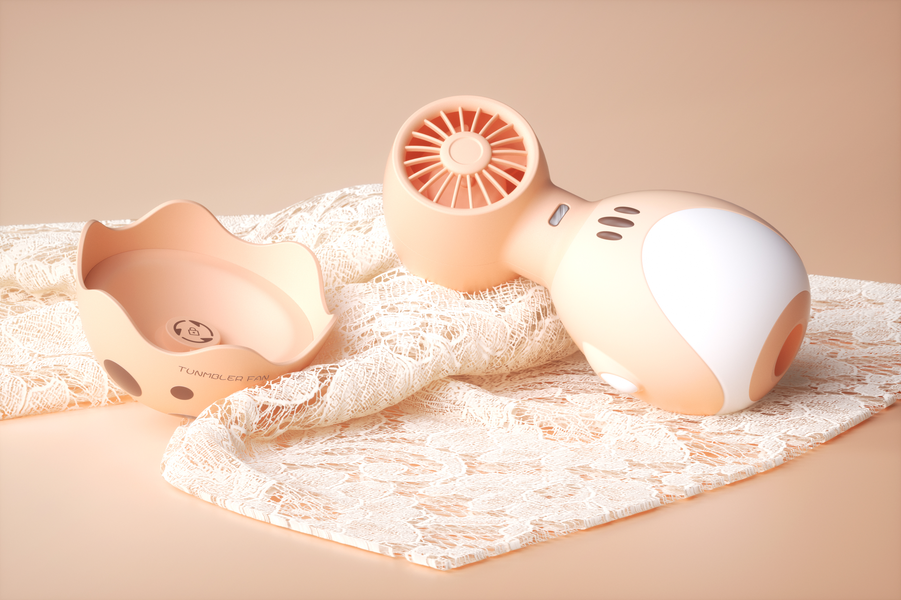 Tumbler decompression small fan (tumbler hand-held fan)，