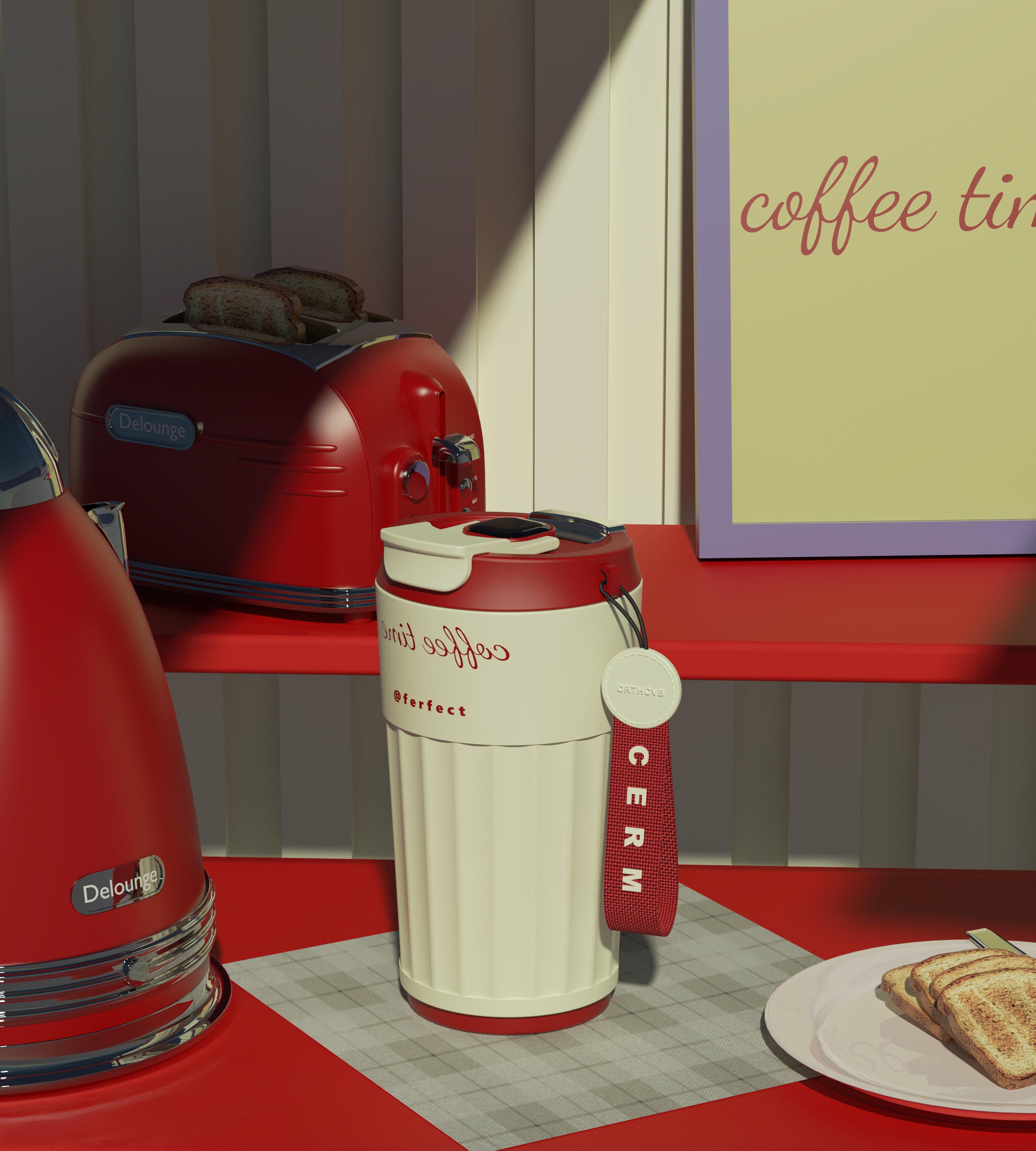 Water cup，coffee cup，Retro，