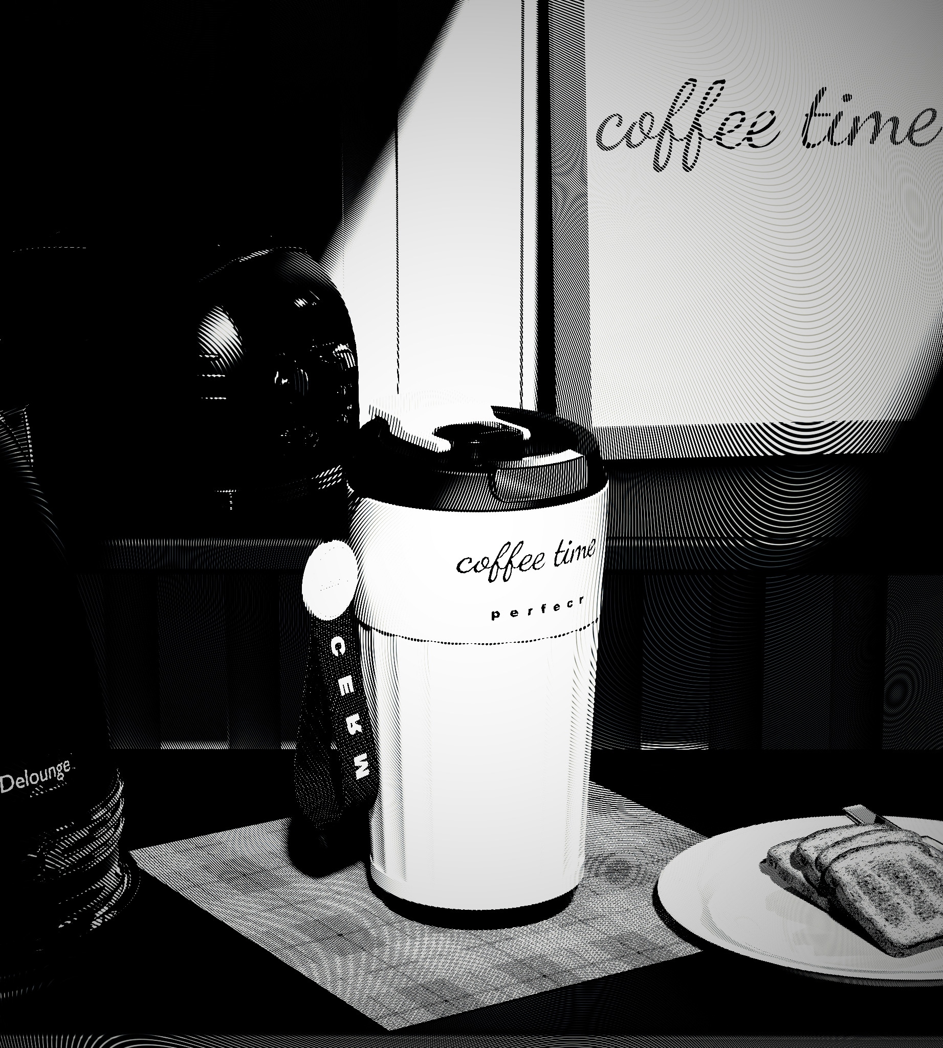 Water cup，coffee cup，Retro，