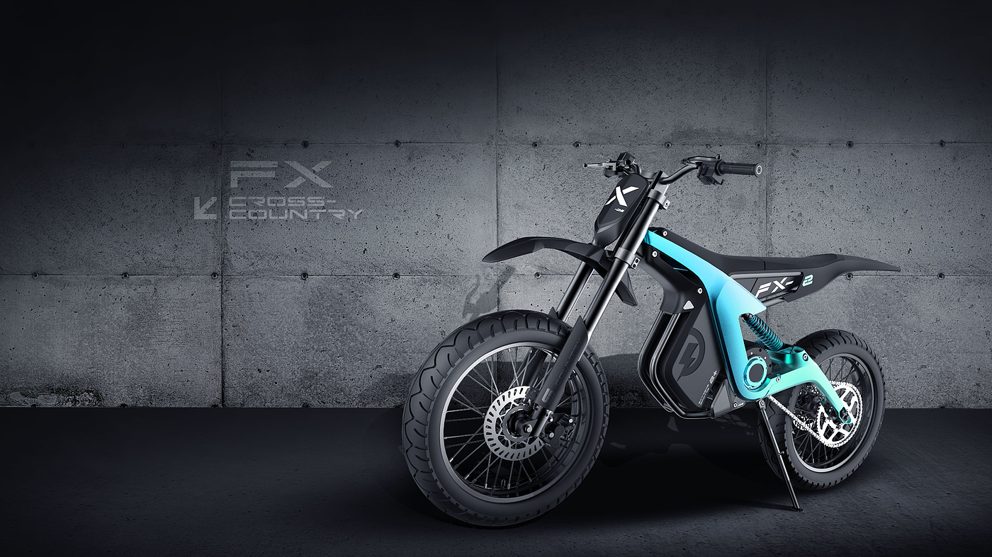 Electric motorcycle design，Electric cross-country motorcycle，
