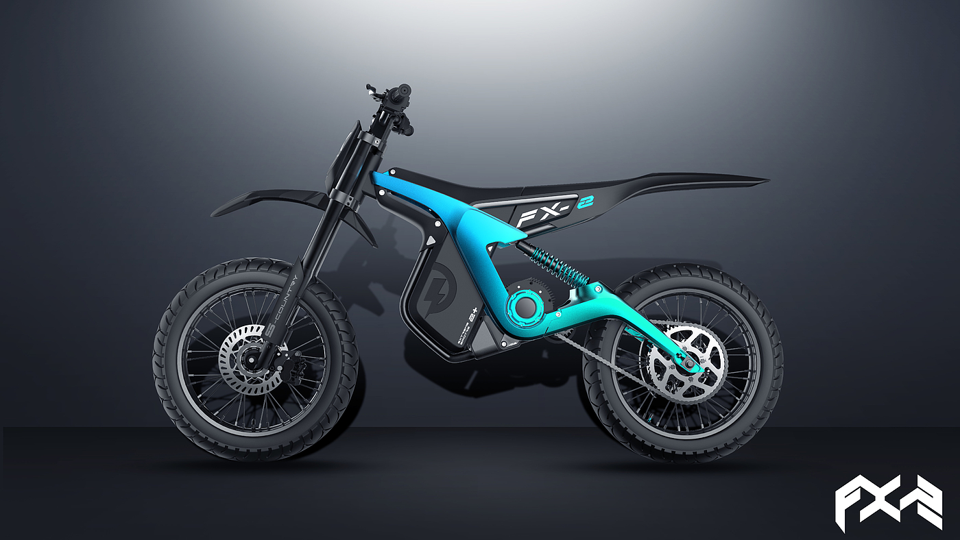 Electric motorcycle design，Electric cross-country motorcycle，