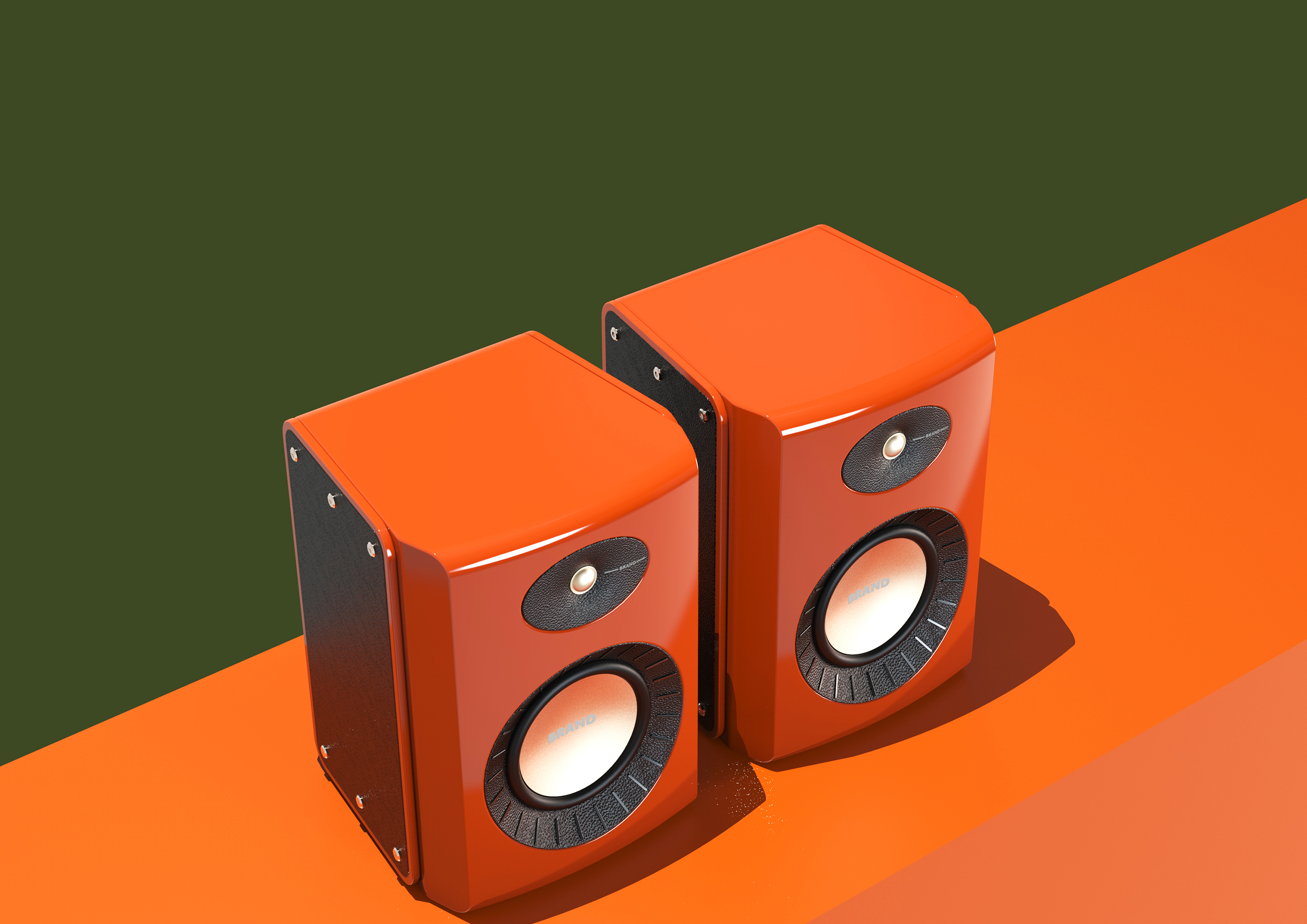 Mid-range bookshelf stereo，