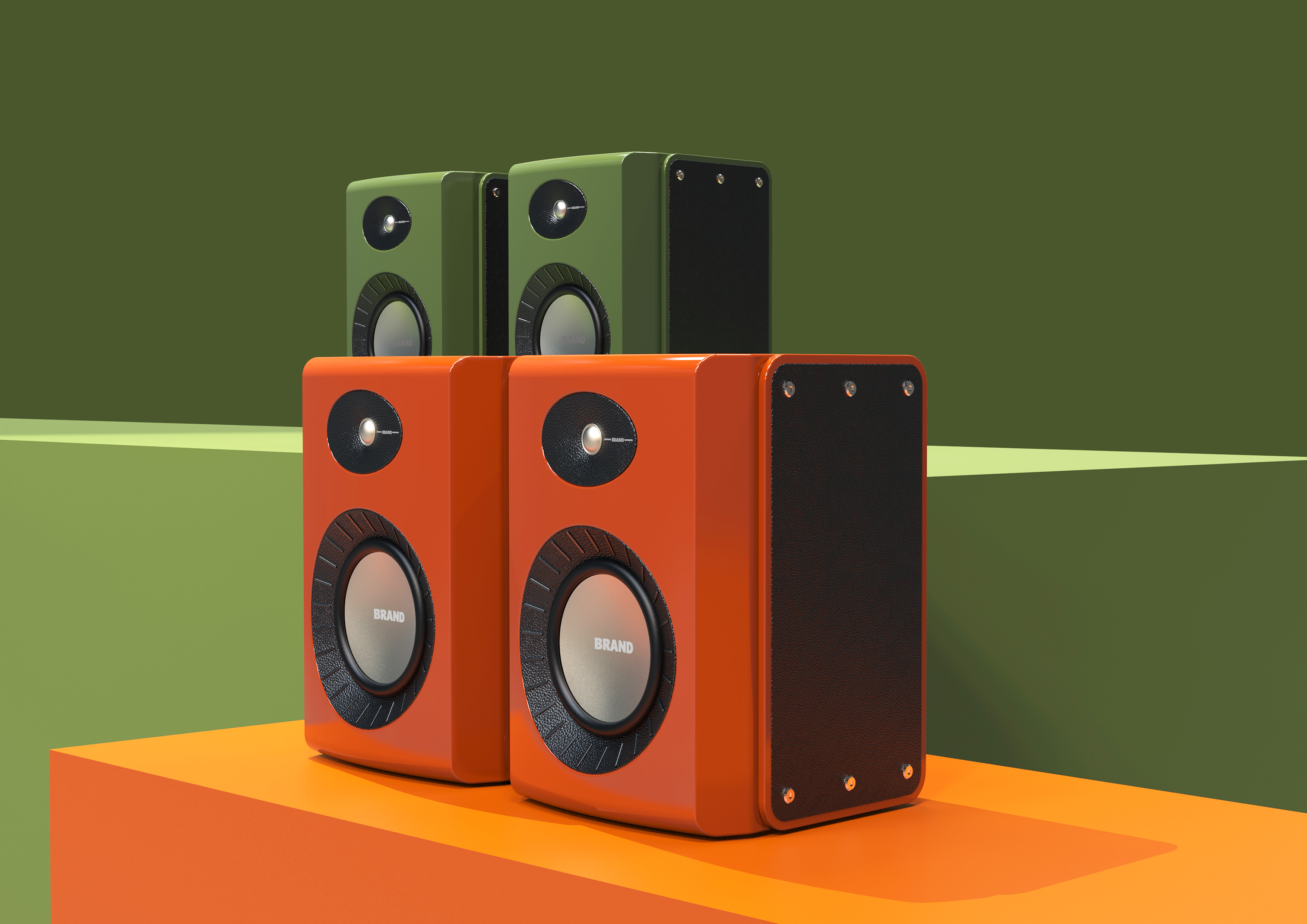 Mid-range bookshelf stereo，