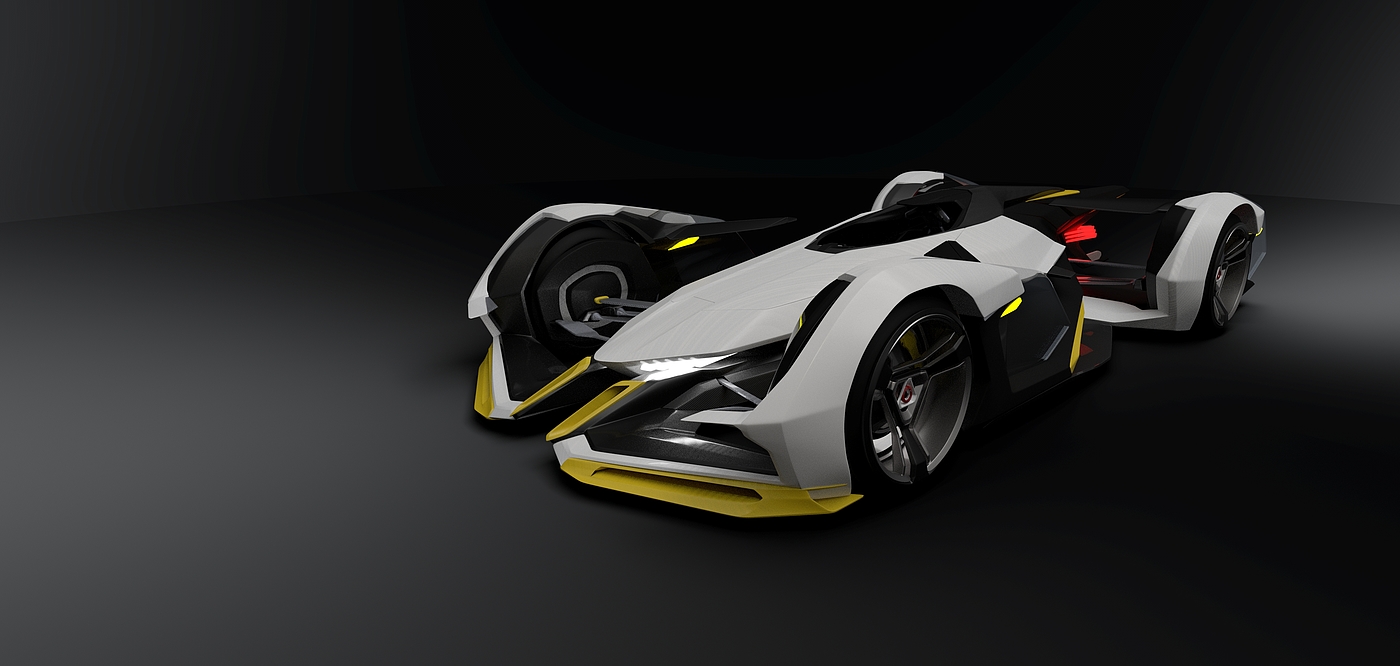 racing，Super run，Vehicle design，Electric equation，Original personal design，Automobile design，
