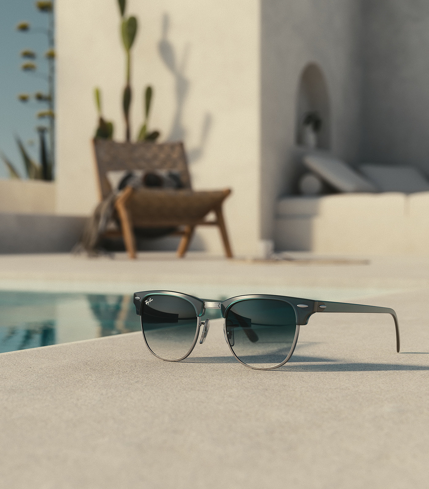 3d，Computer image，visualization，lighting，Ray Ban，cgi，