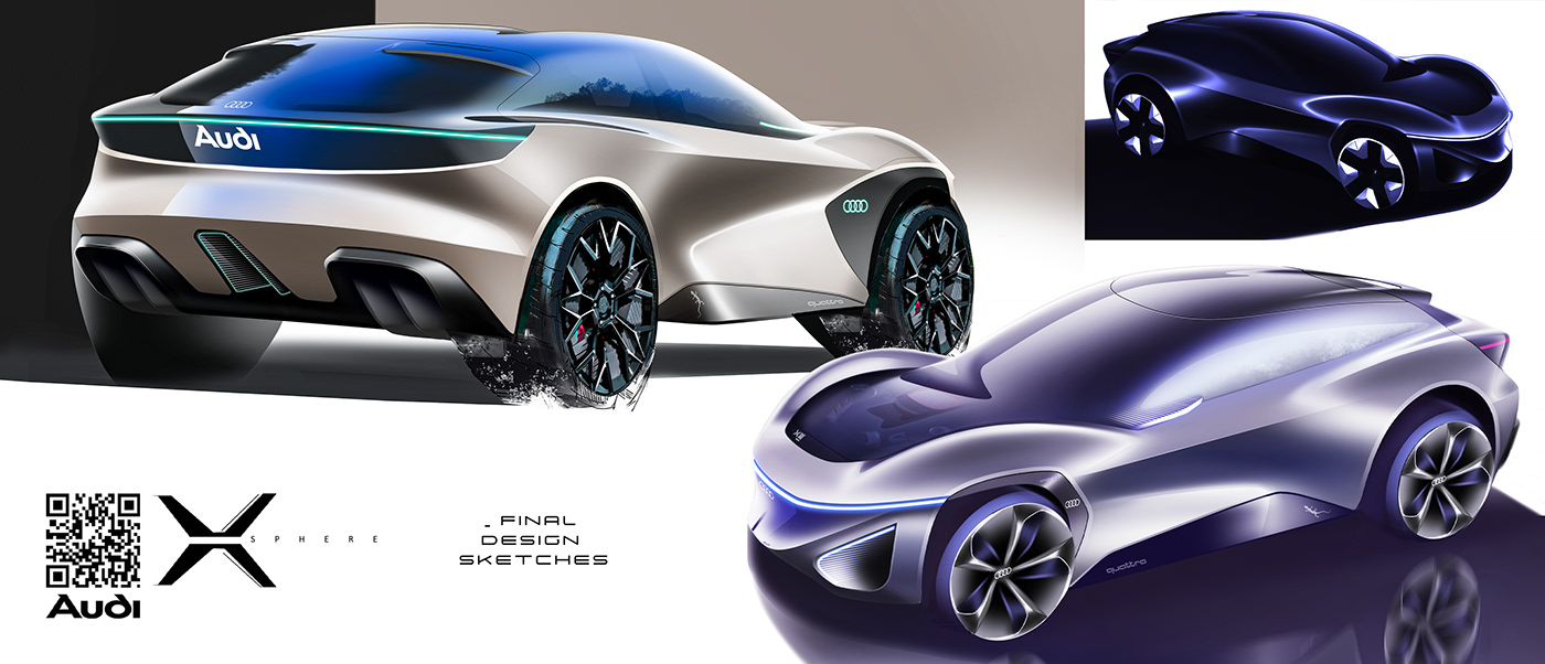 3d，audi，audi，automobile，Automobile design，conceptual design，