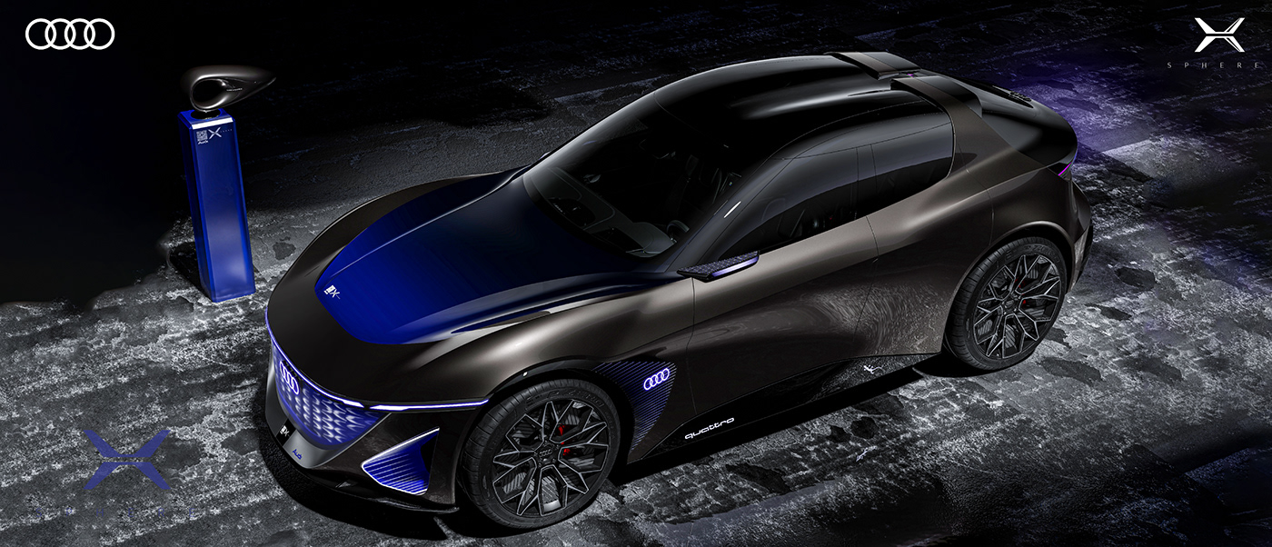 3d，audi，audi，automobile，Automobile design，conceptual design，