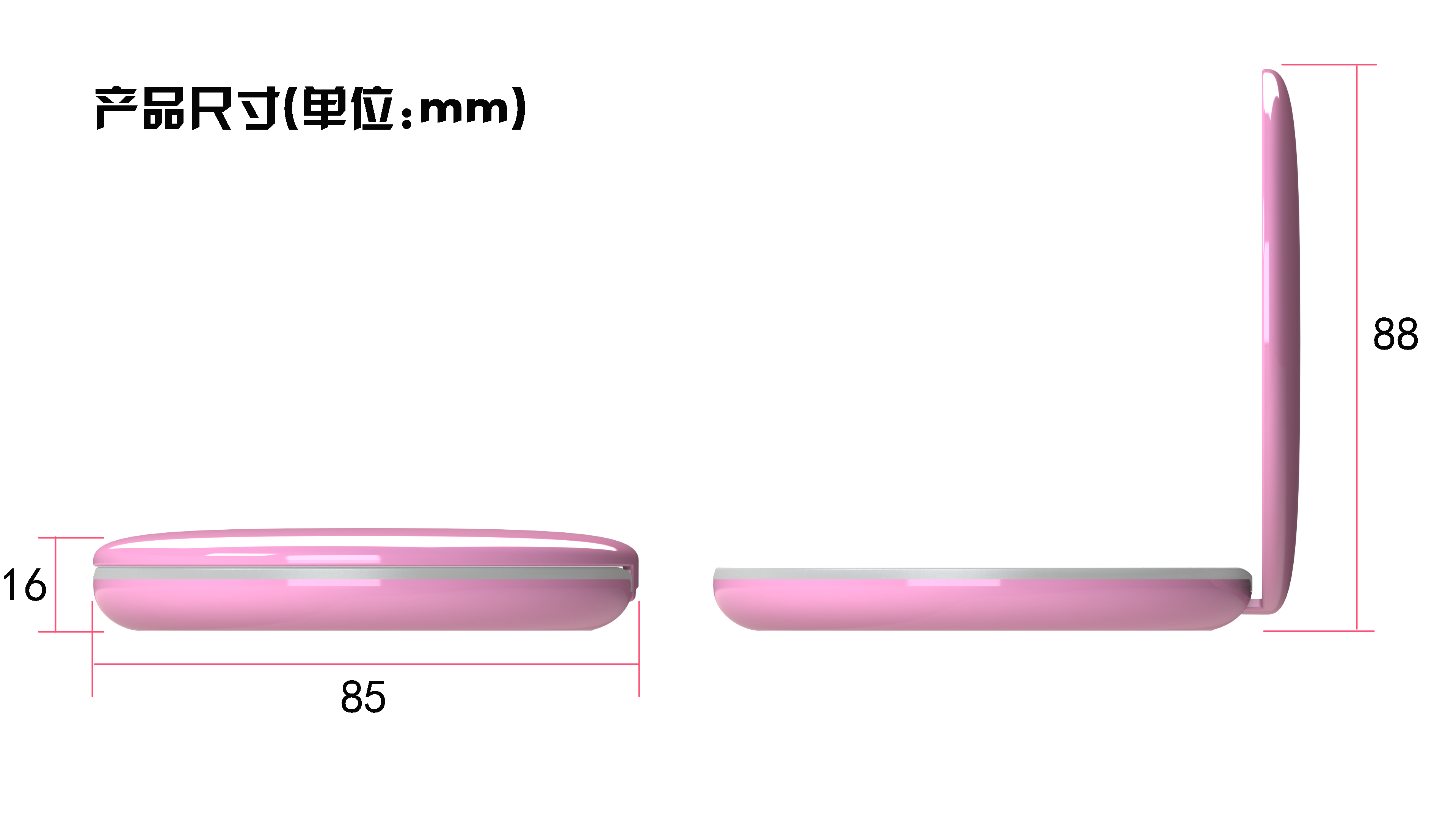 Cosmetic mirror, LED，