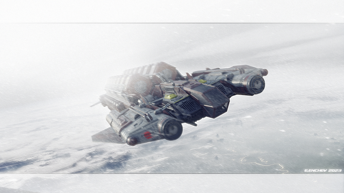 Airship，Appearance design，Cool，concept，