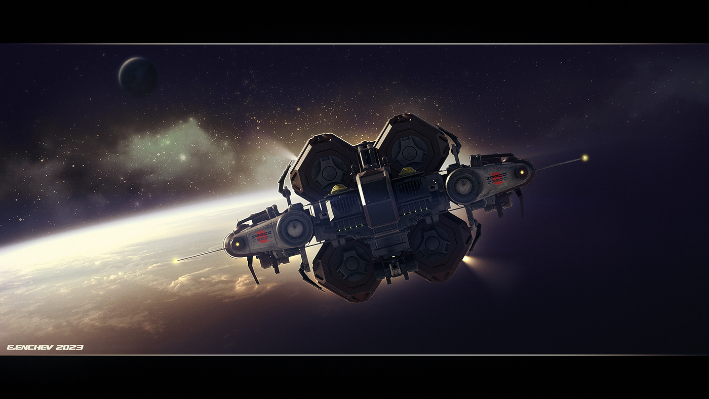 Airship，Appearance design，Cool，concept，