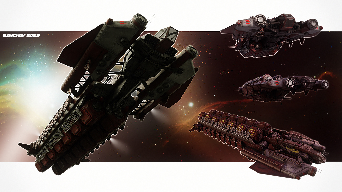 Airship，Appearance design，Cool，concept，