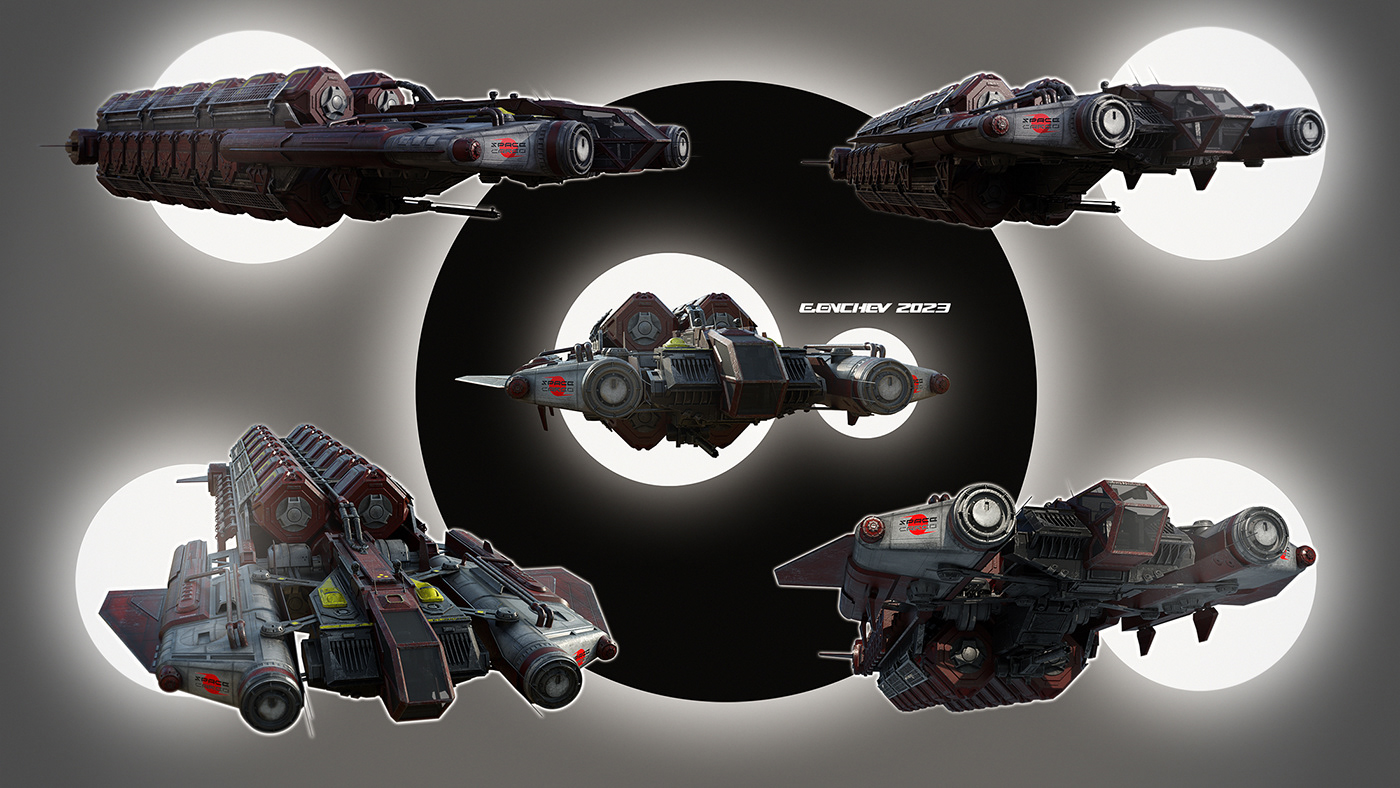 Airship，Appearance design，Cool，concept，