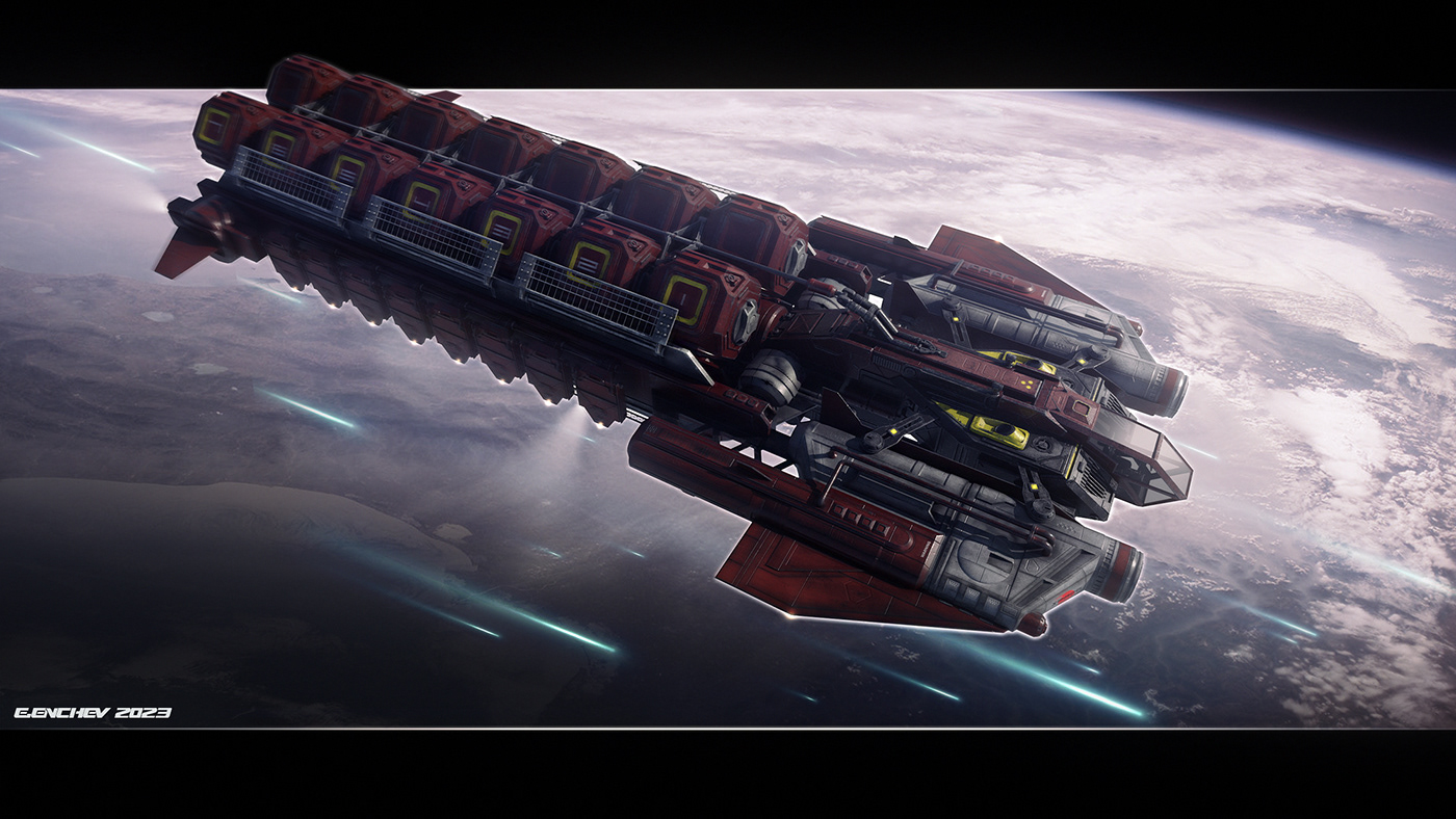 Airship，Appearance design，Cool，concept，