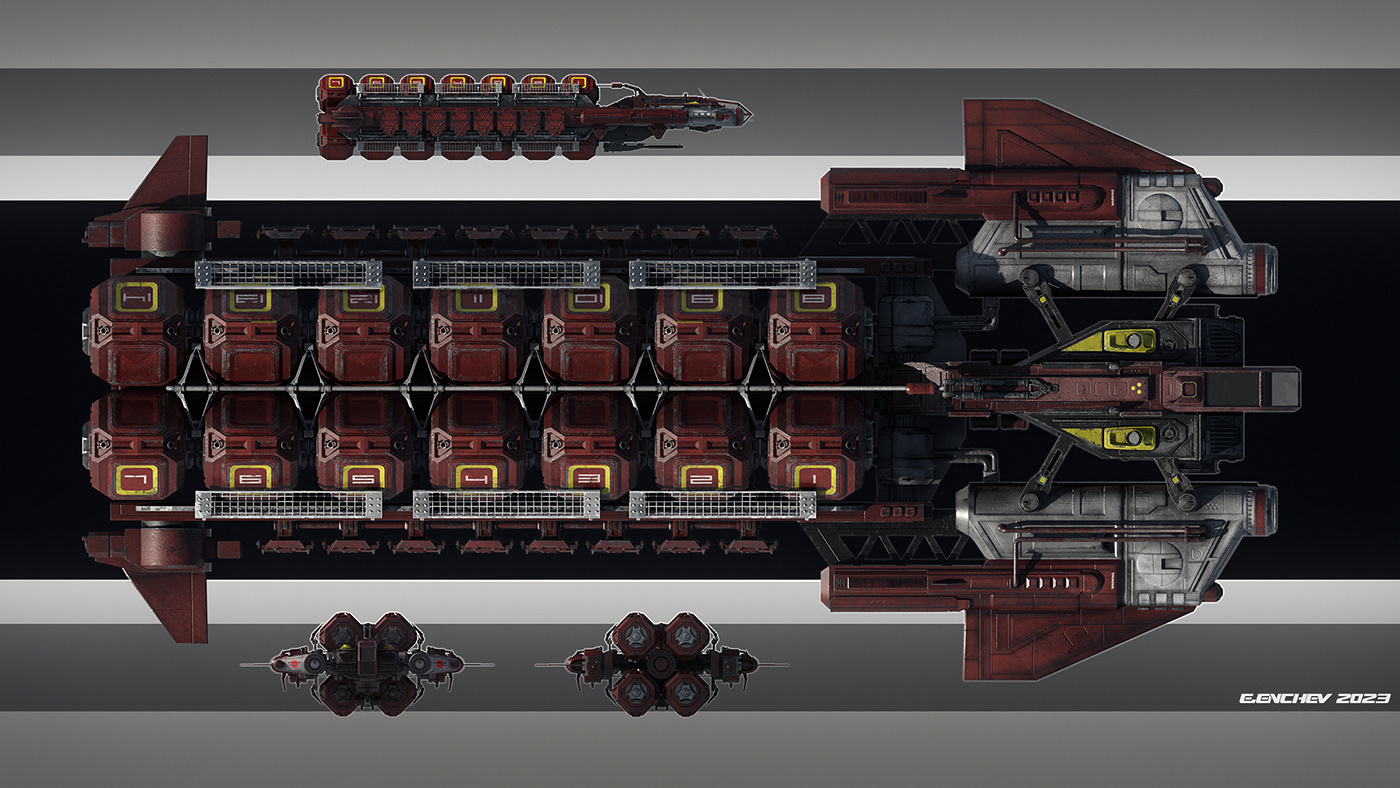 Airship，Appearance design，Cool，concept，