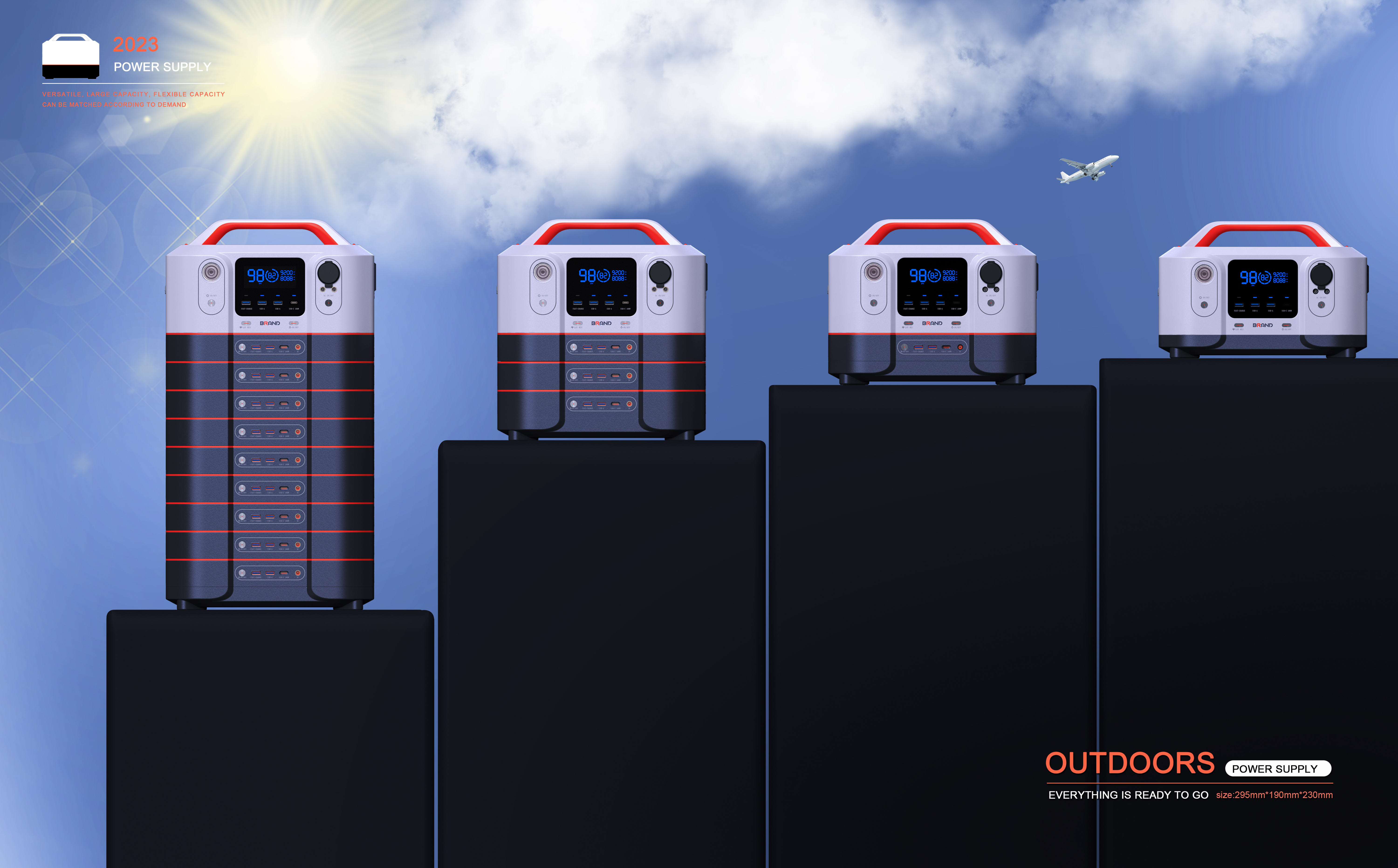 Outdoor power supply，Energy storage power supply，equipment，industrial design，product design，Power Supply，