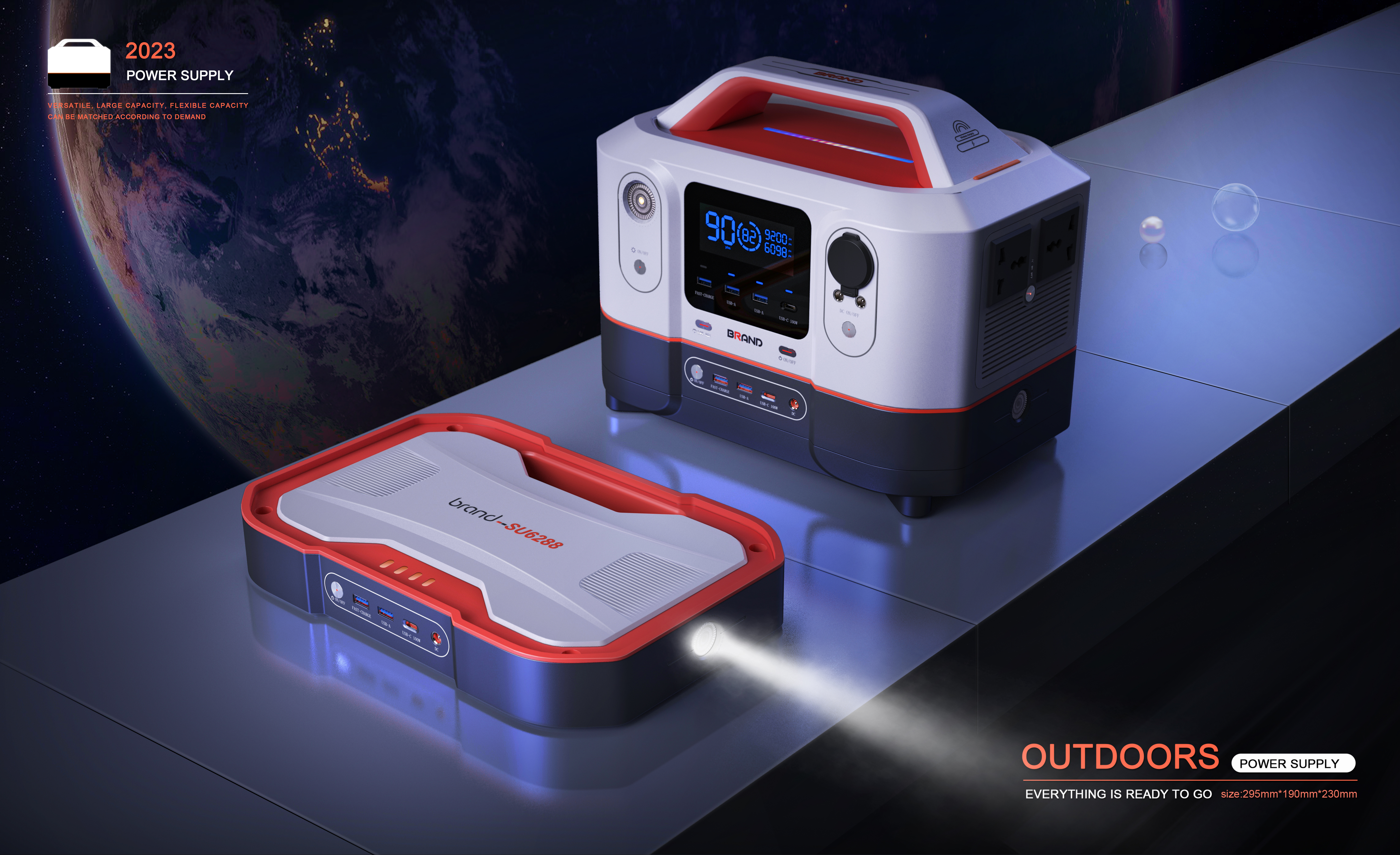 Outdoor power supply，Energy storage power supply，equipment，industrial design，product design，Power Supply，