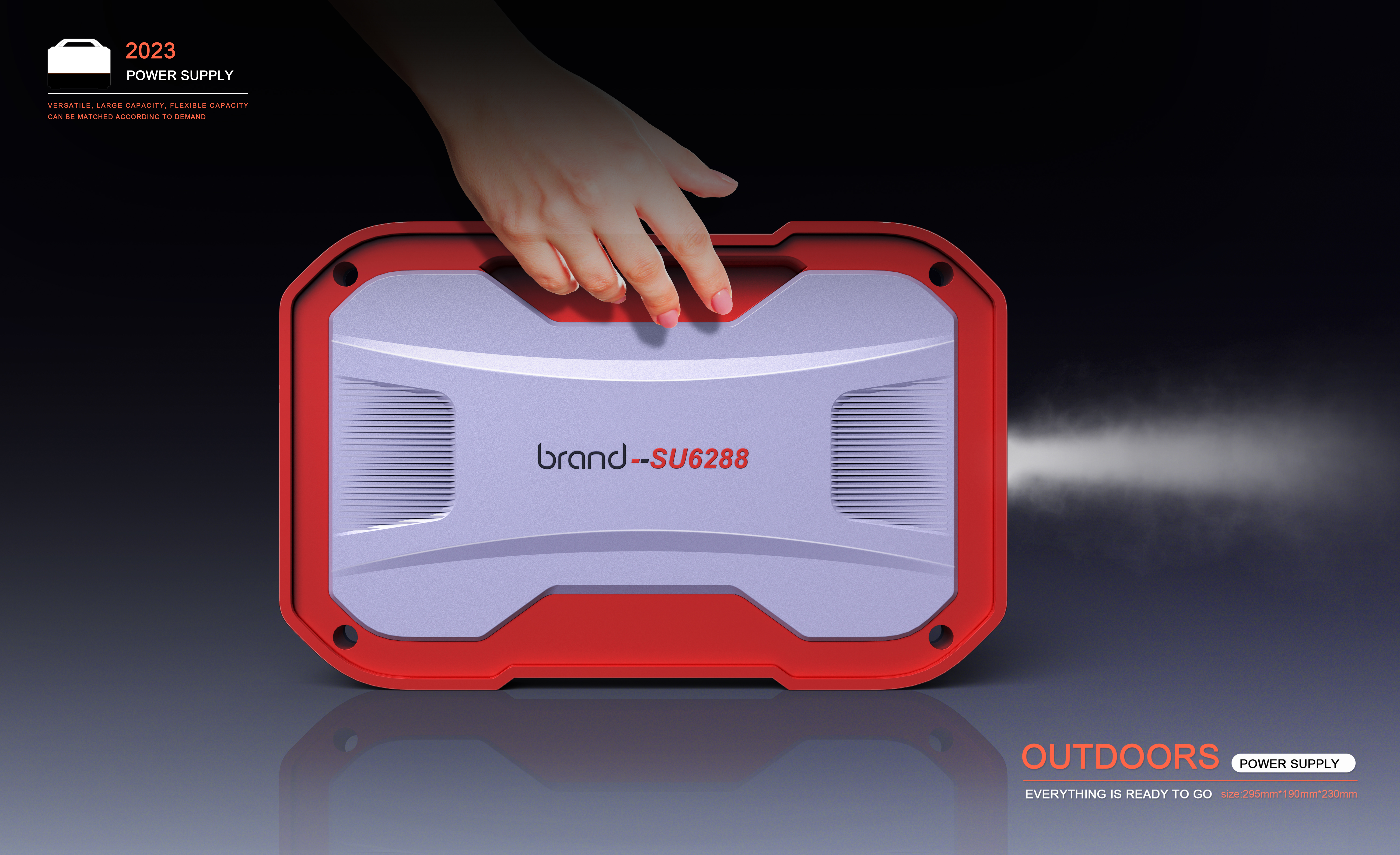 Outdoor power supply，Energy storage power supply，equipment，industrial design，product design，Power Supply，